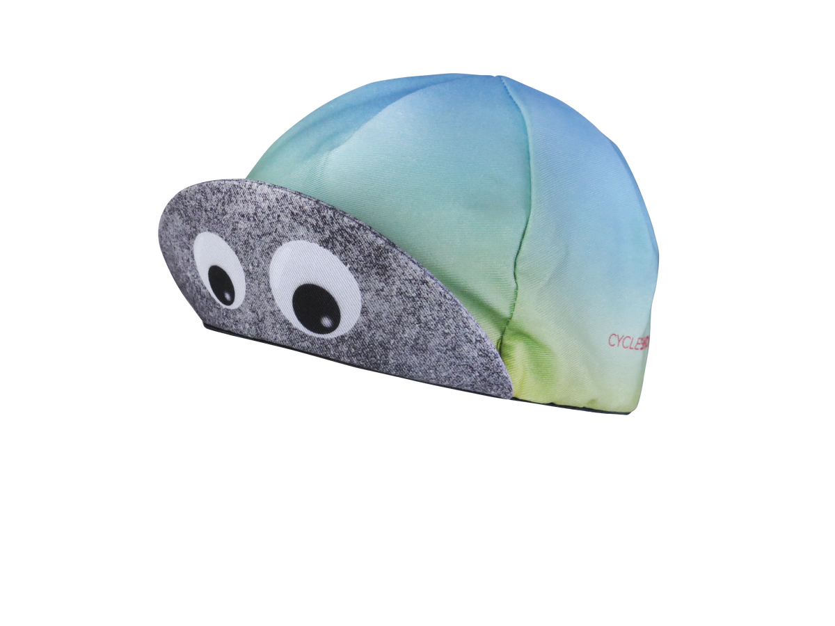 A DESIGN BY TAKACHYA | Cycling Cap - Googly Eyes Sky Blue