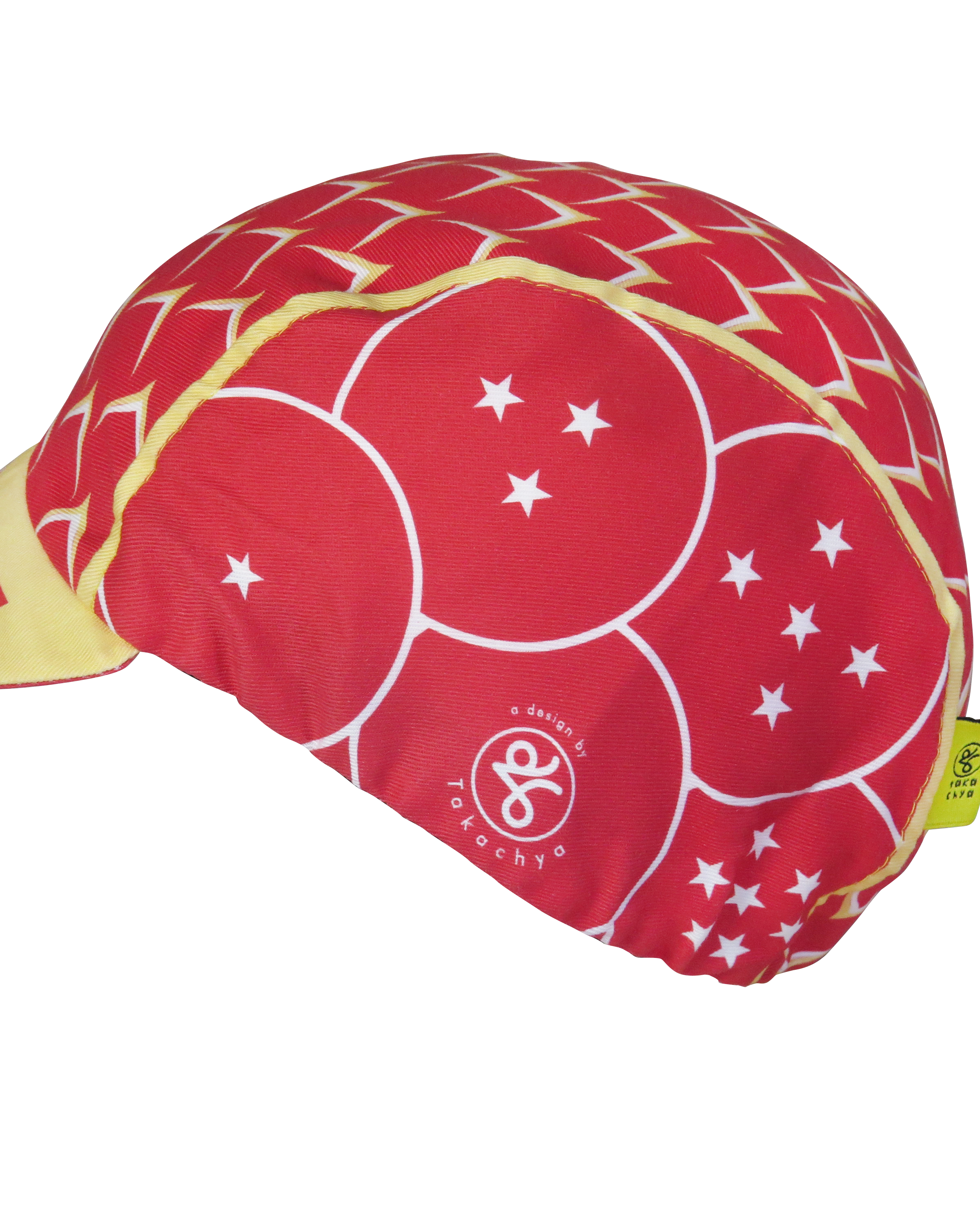 A DESIGN BY TAKACHYA | Cycling Cap - DragonfruitZ Auspicious Red