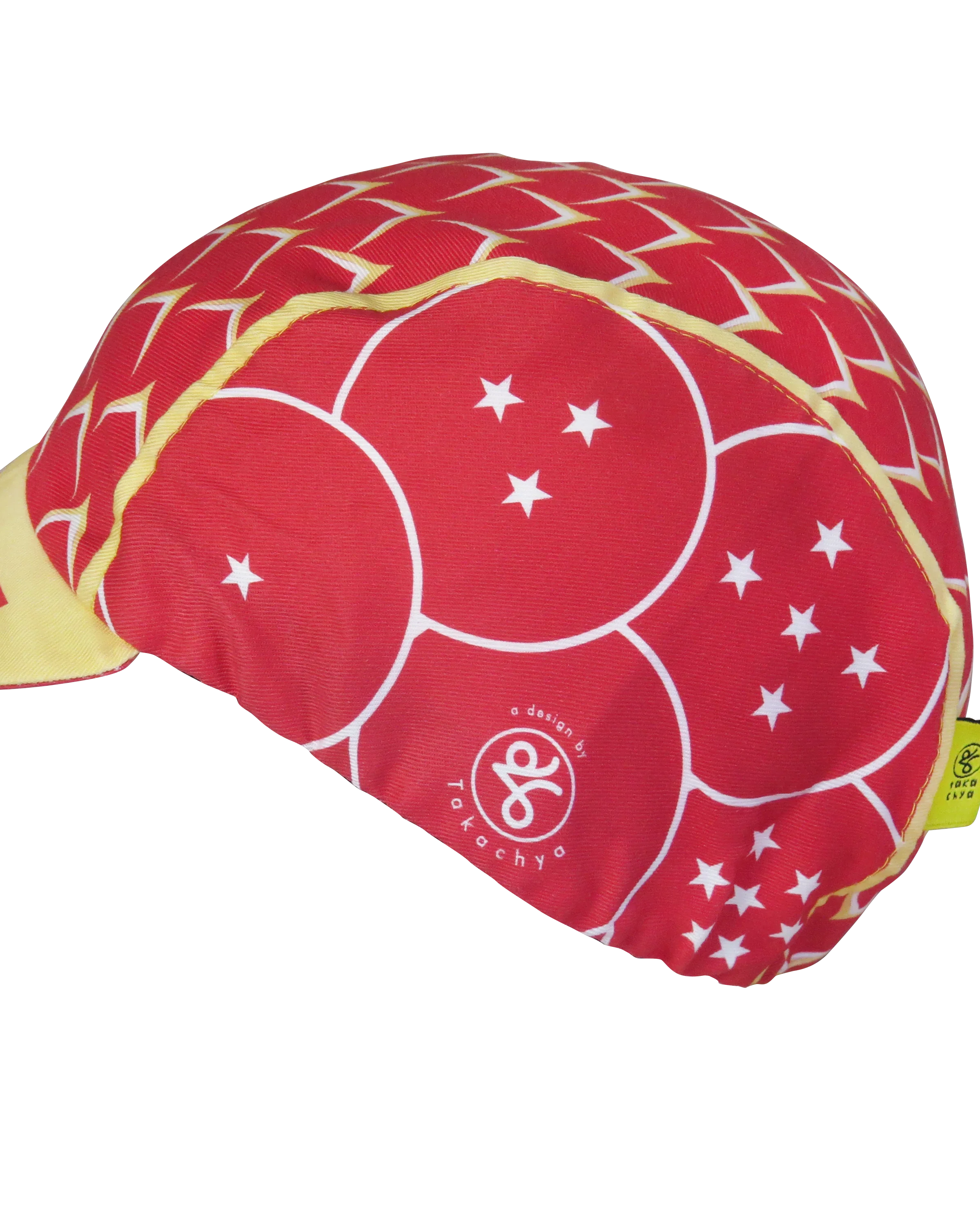 A DESIGN BY TAKACHYA | Cycling Cap - DragonfruitZ Auspicious Red