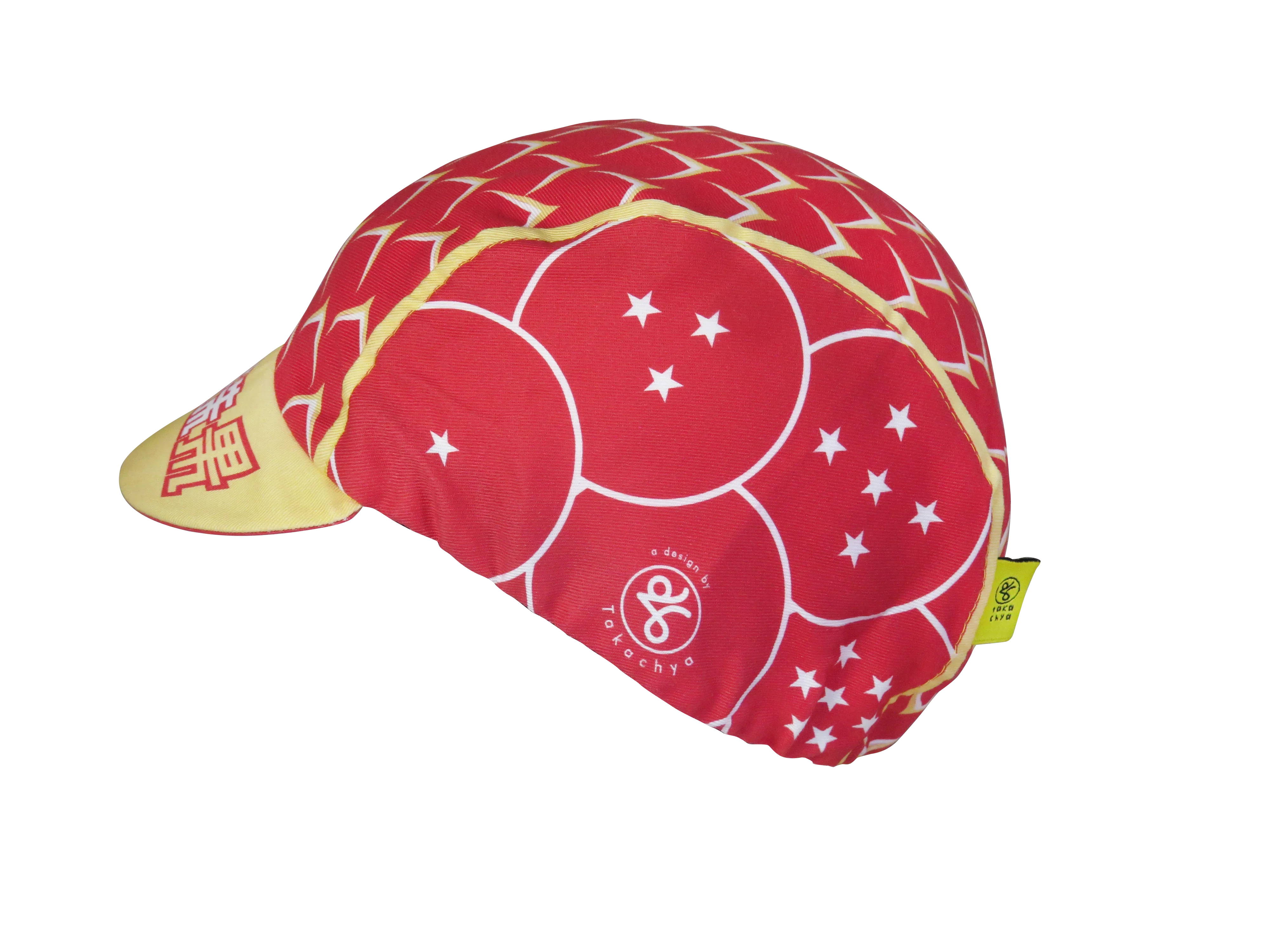A DESIGN BY TAKACHYA | Cycling Cap - DragonfruitZ Auspicious Red