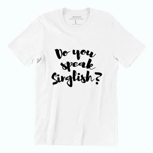 WET DESIGN | Do You Speak Singlish Graphic T-Shirt