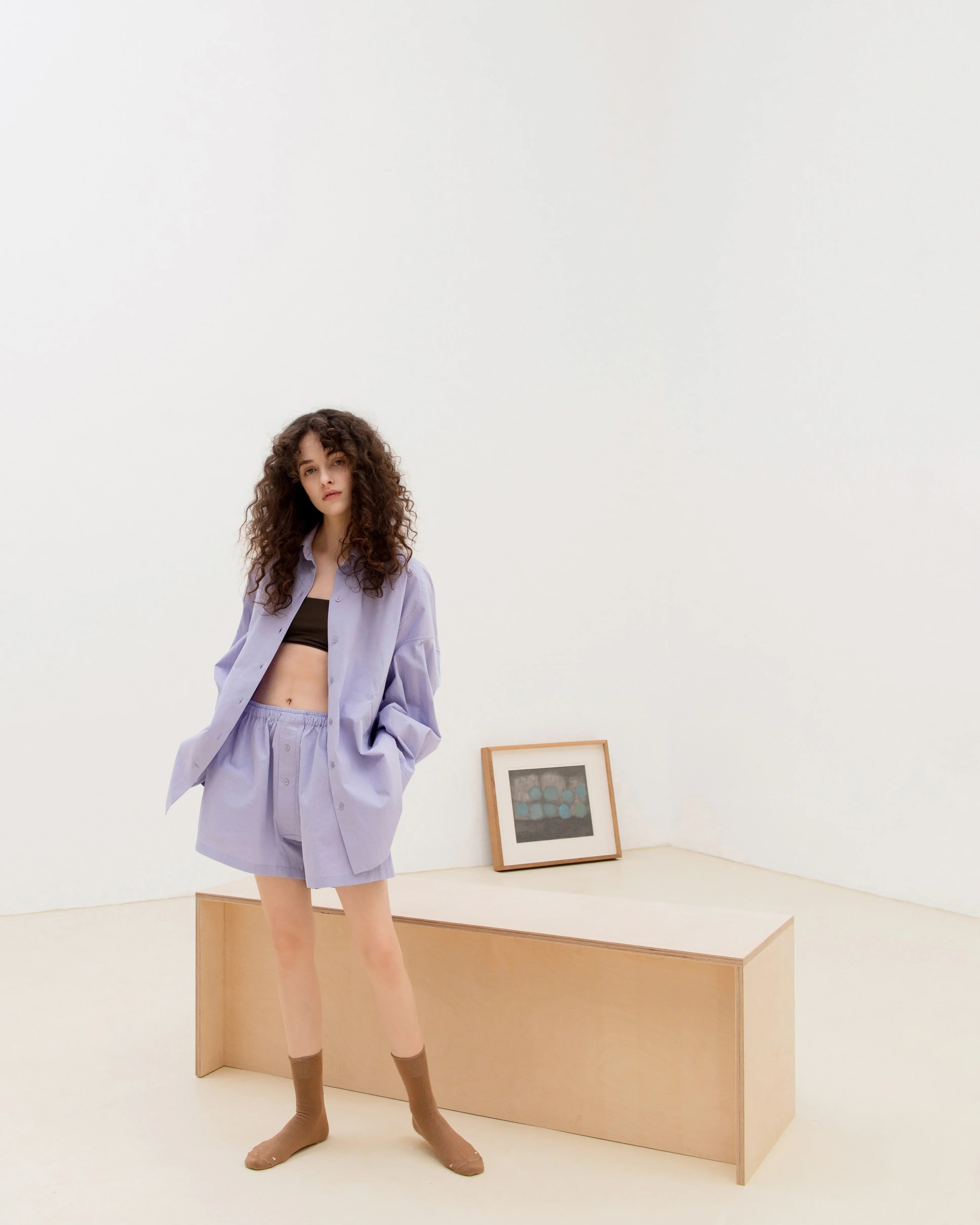 LAYERPLAN | Cirrus Pieced Oversized Shirt Layers