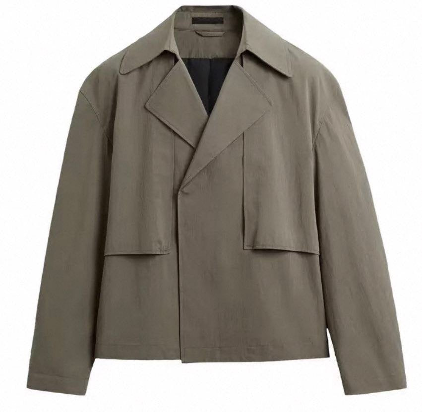 PROJET1826 | Crop Trench Jacket - Khaki