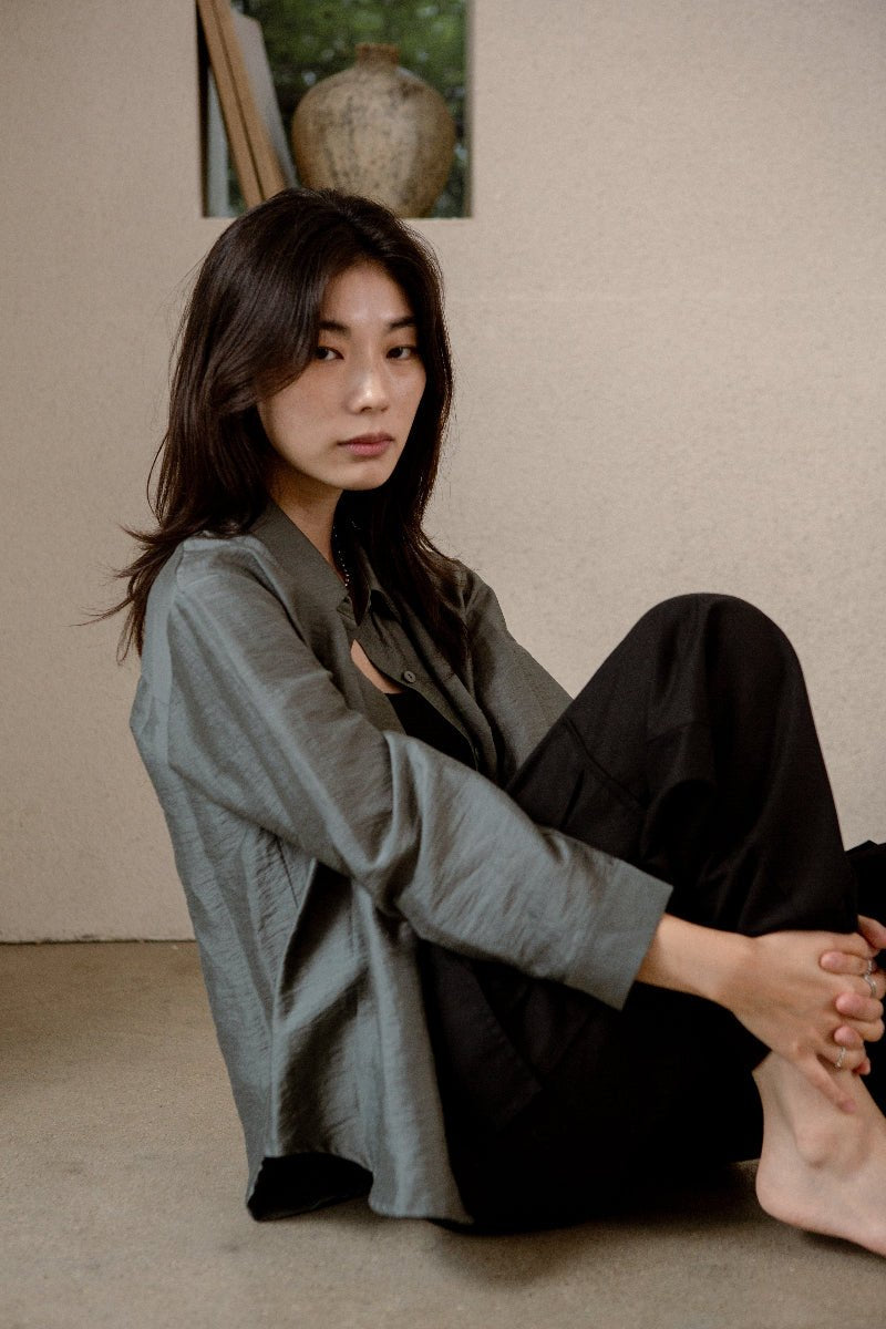 SAERO COLLECTIVE | Oreum Shirt V. 2 | Moss Grey