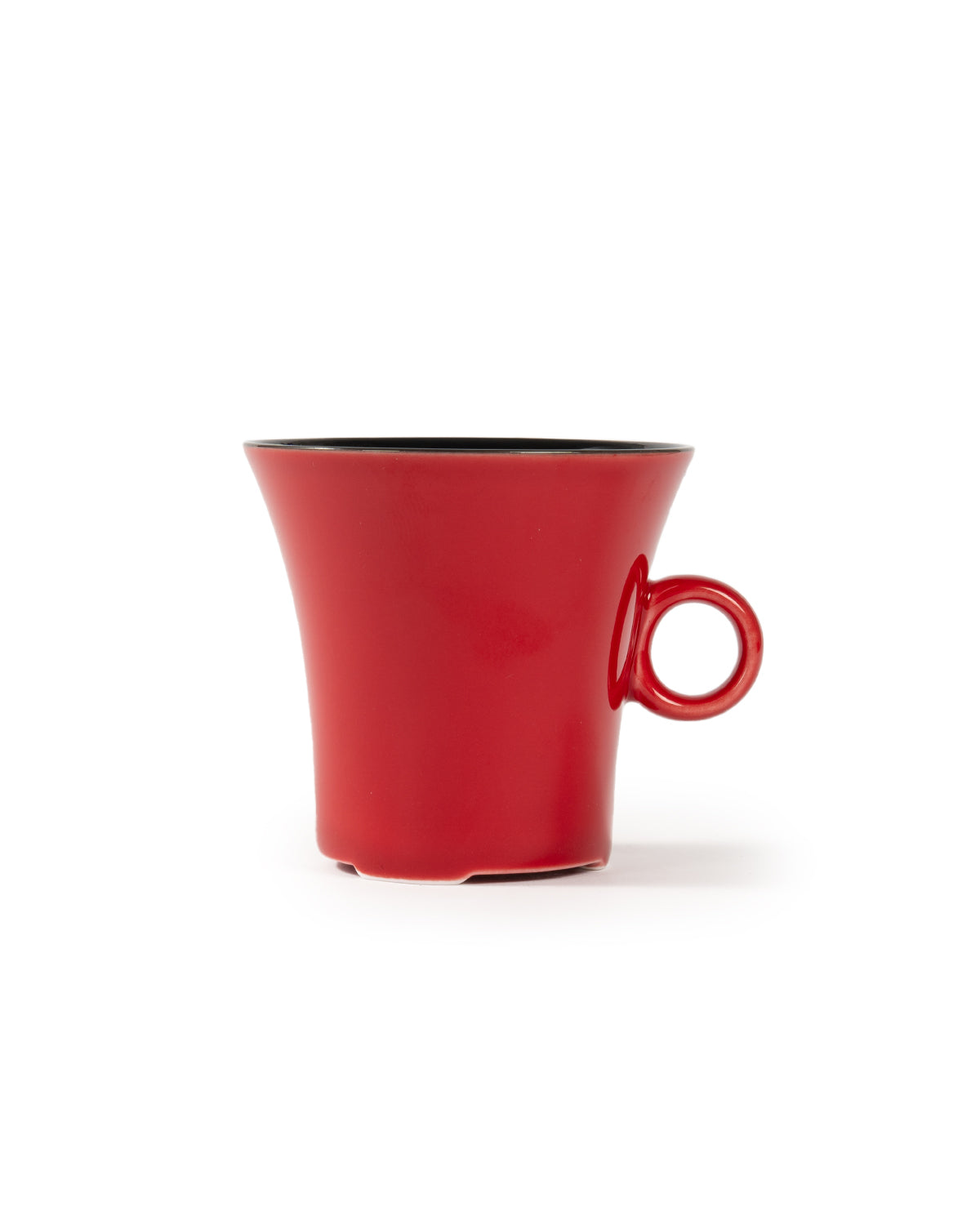 CRAFILAB | Vermilion Red & Round Handle Teacup