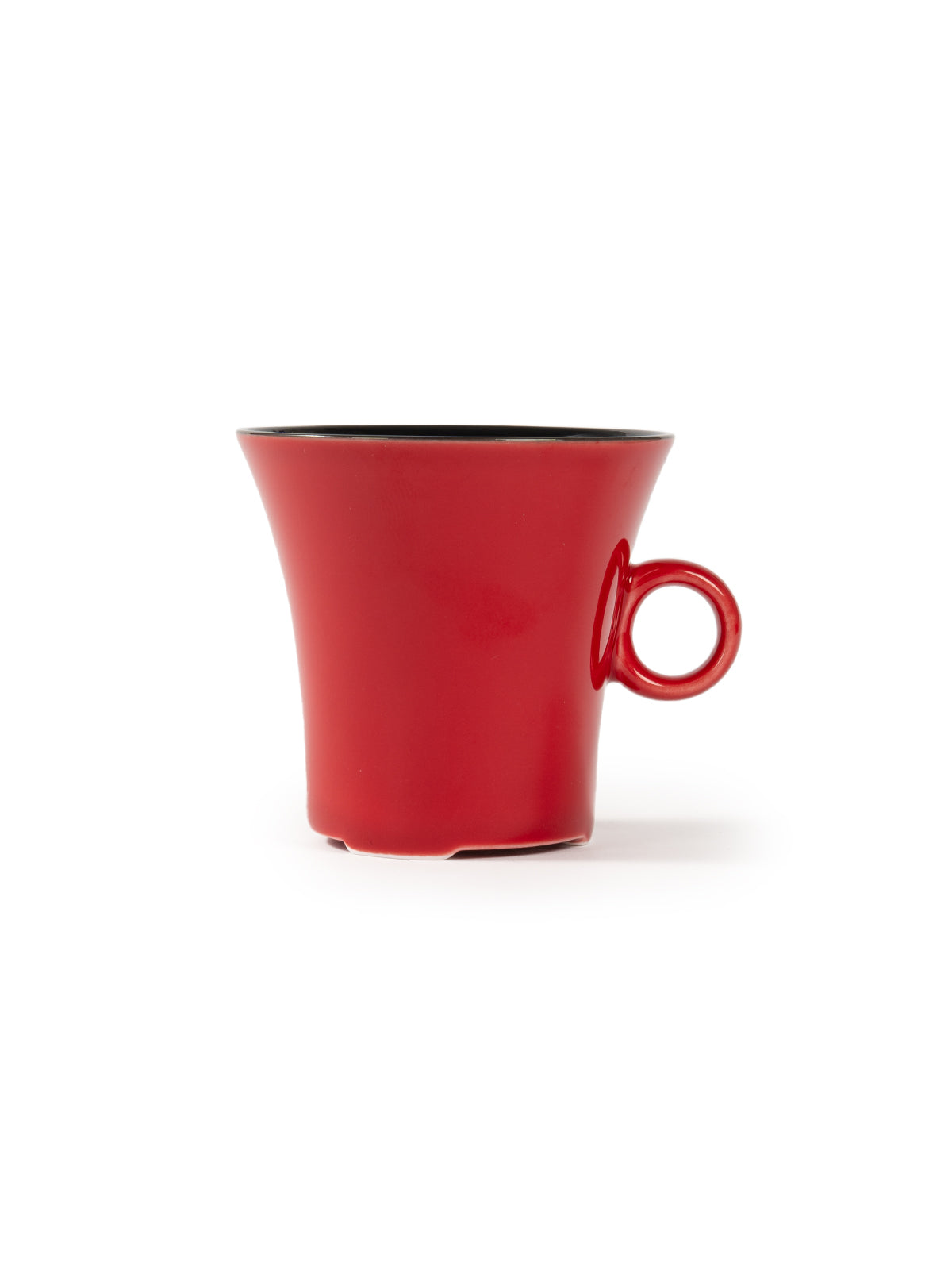 CRAFILAB | Vermilion Red & Round Handle Teacup