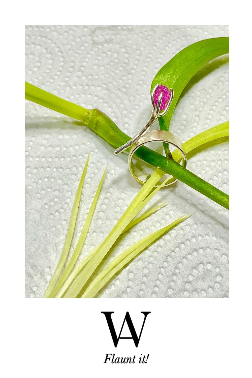 CREATIVE JEWELLERY STUDIO | 2-in-1 Proposal Raw Ruby & Silver Ring by WA by Sylvia