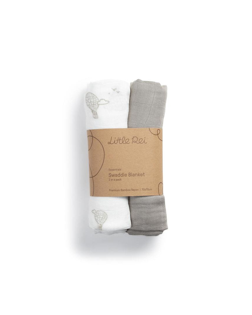 LITTLE REI | 70SQ Bamboo Swaddle 2PC