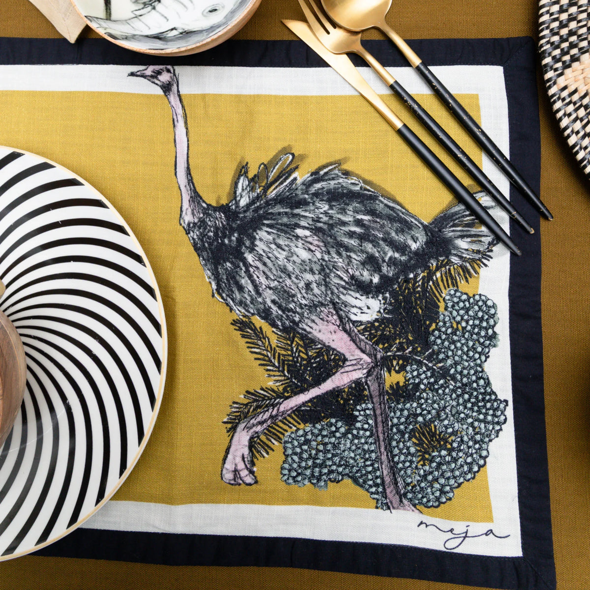 MEJA | The Les Habitants de la Brousse Placemat - Ostritch