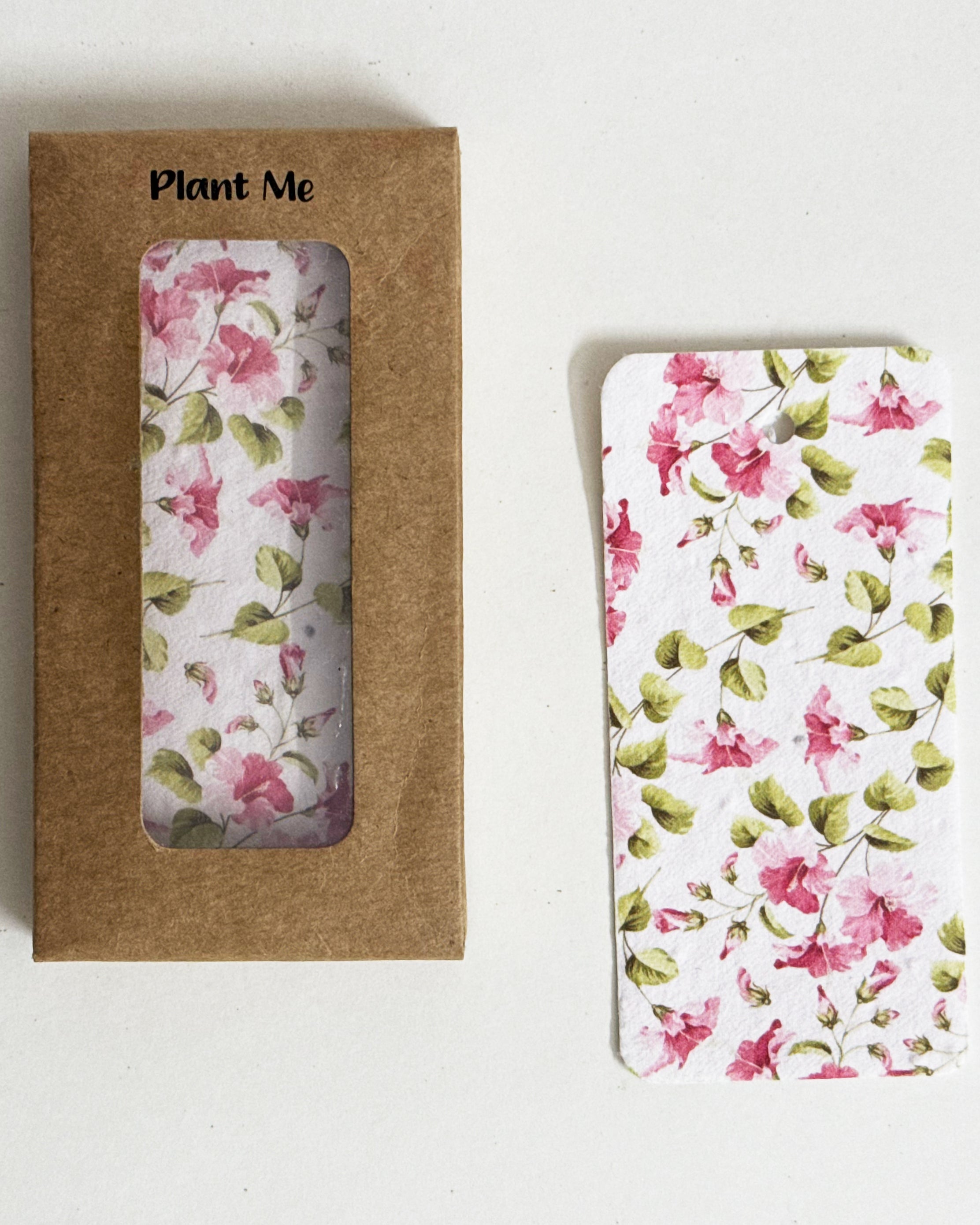 PURPLE AND PURE | Plantable Seed Gift Tags – Set of 10 (Bougainvillea Blush)