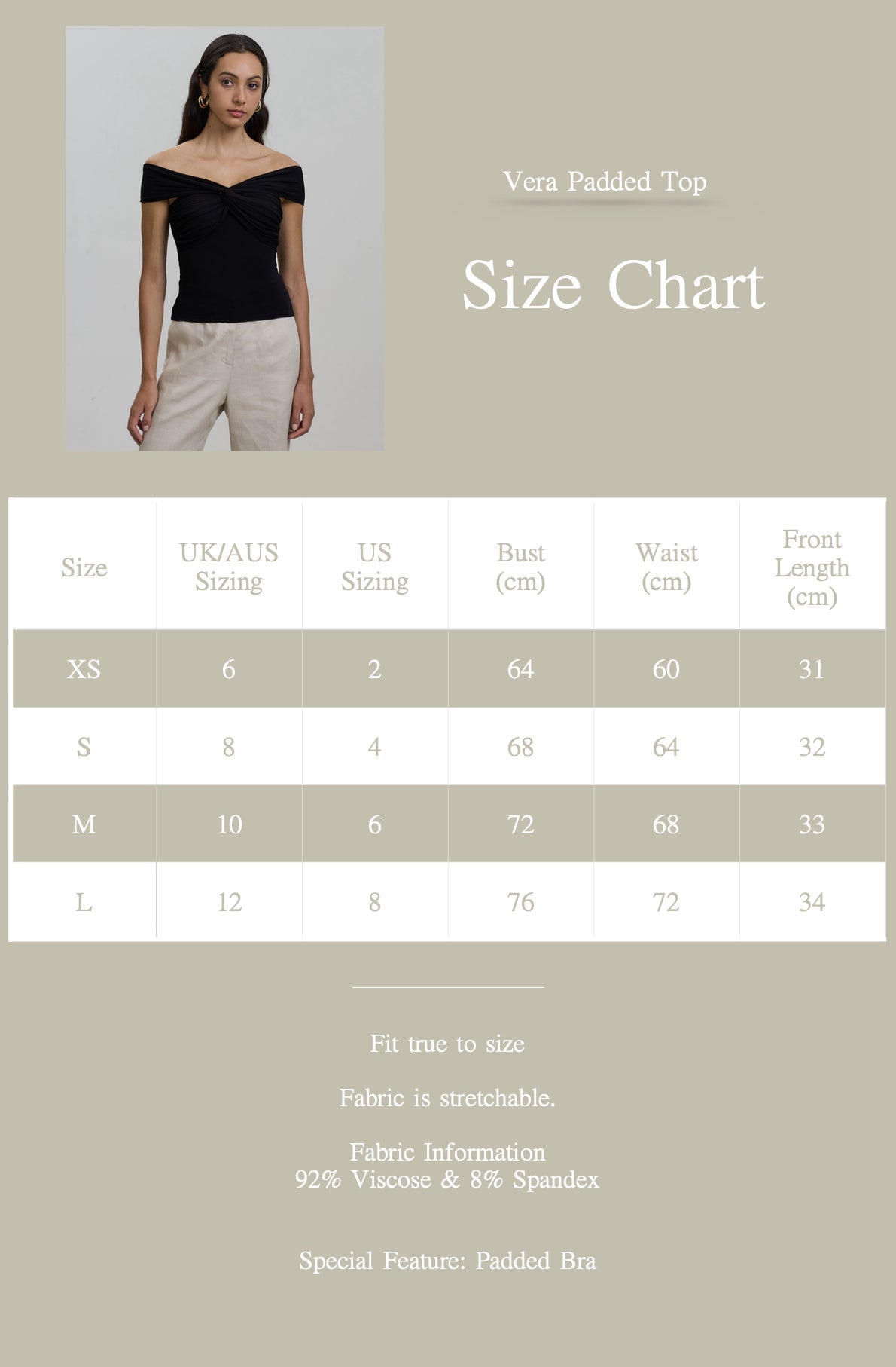 EMVY | Vera Padded Top - Green