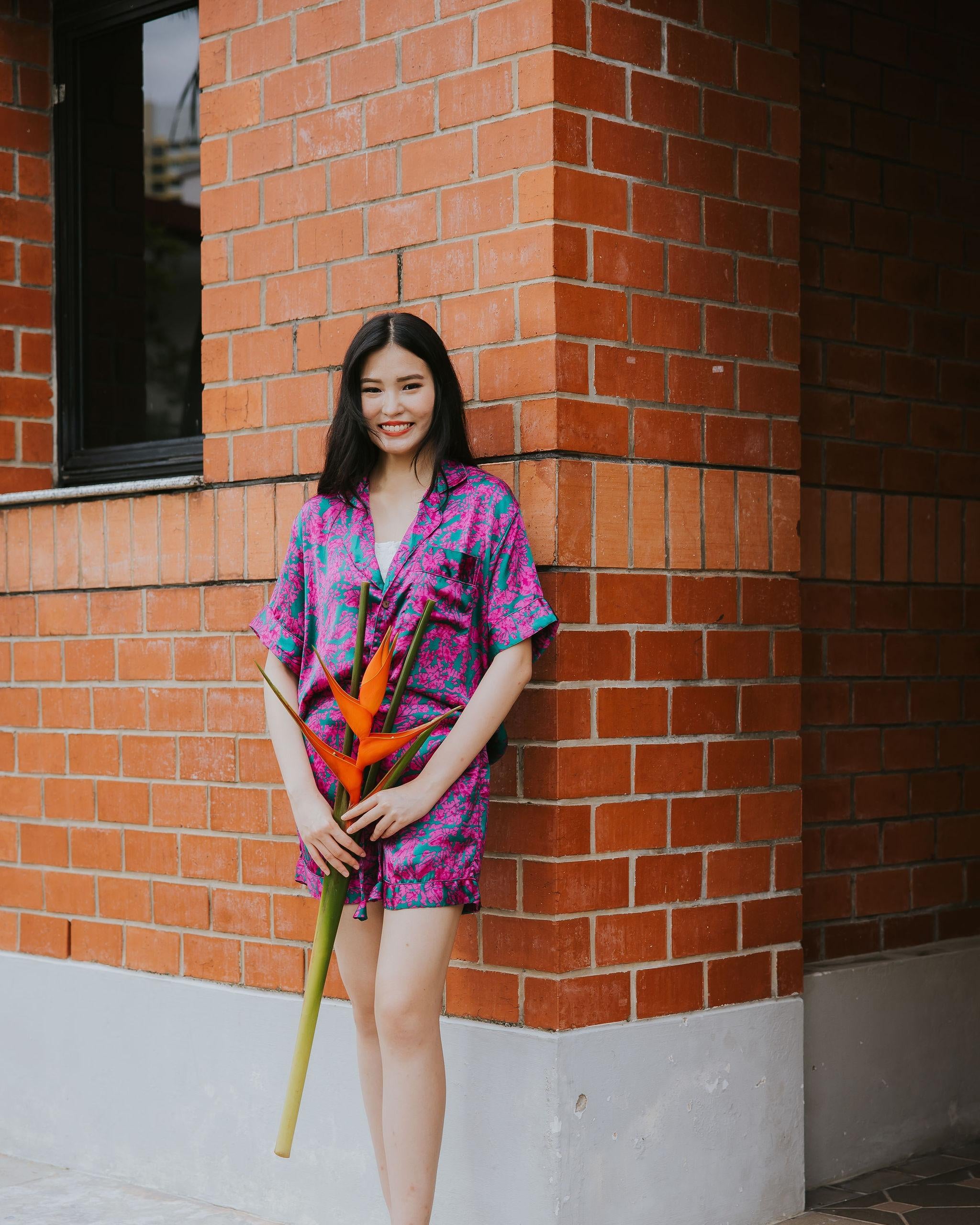 RAJA RANI | Modal Silk Short Holiday Set