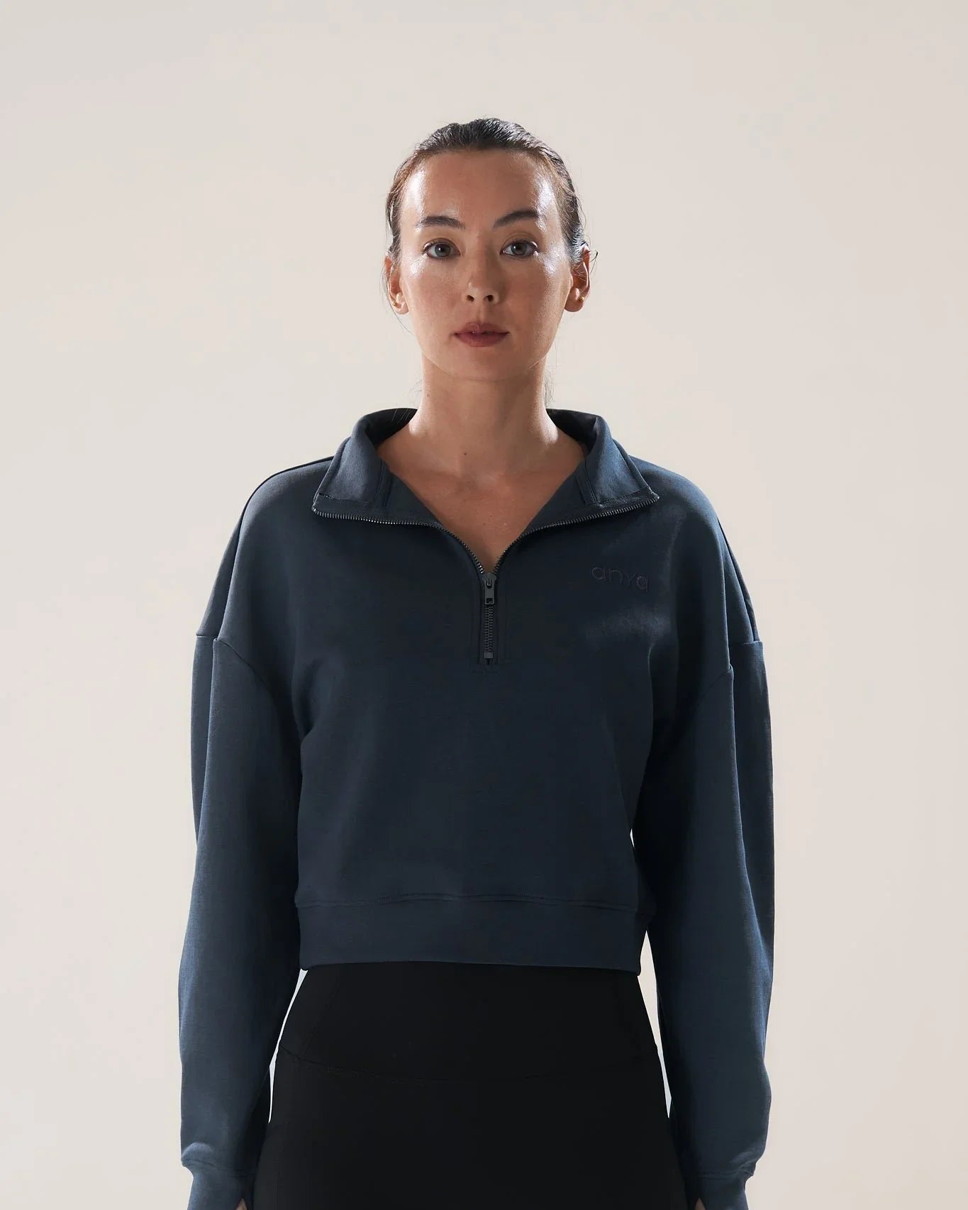 ANYA ACTIVE | Half Zip In Dive