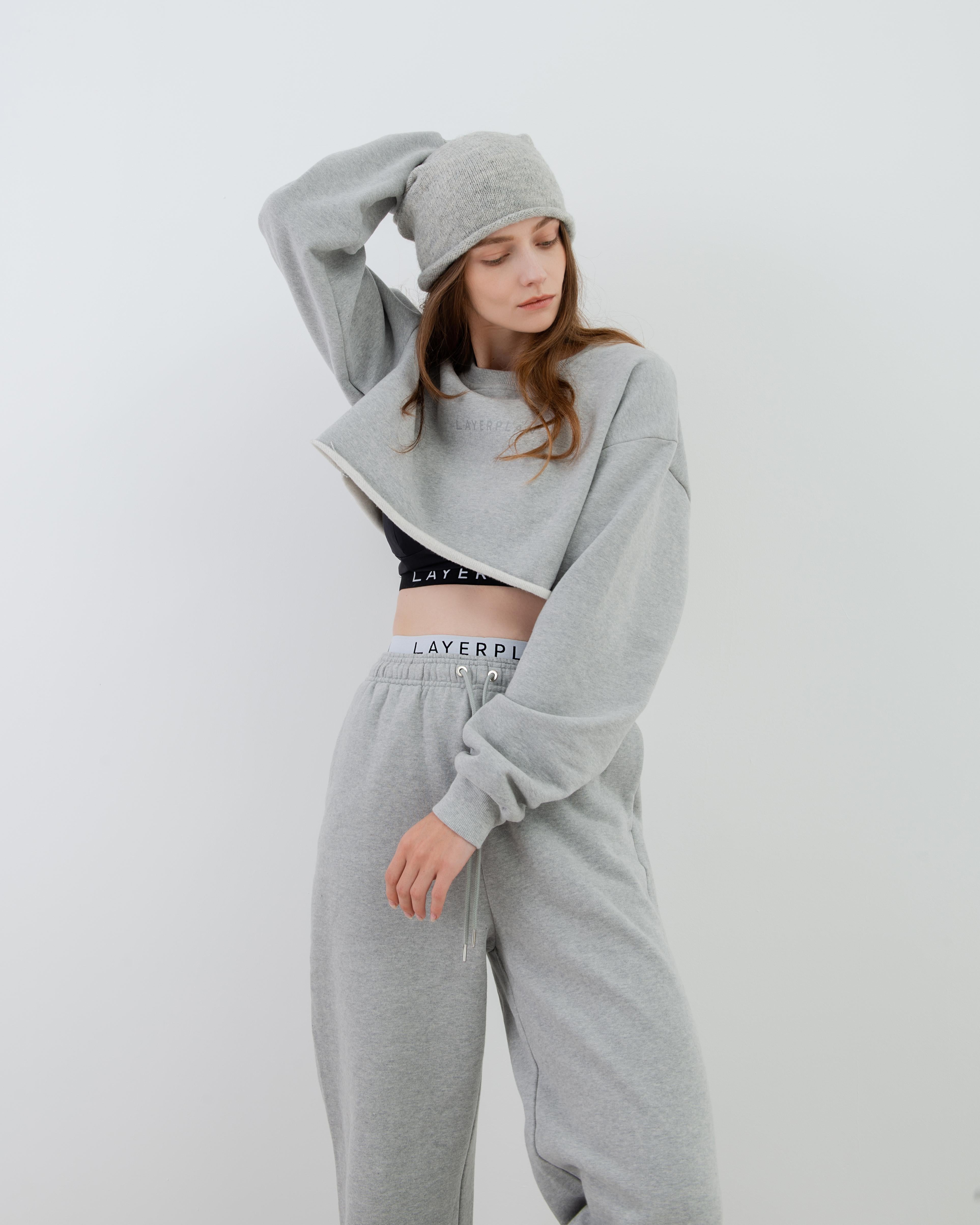 LAYERPLAN | LP Wideleg Logo Sweater Set