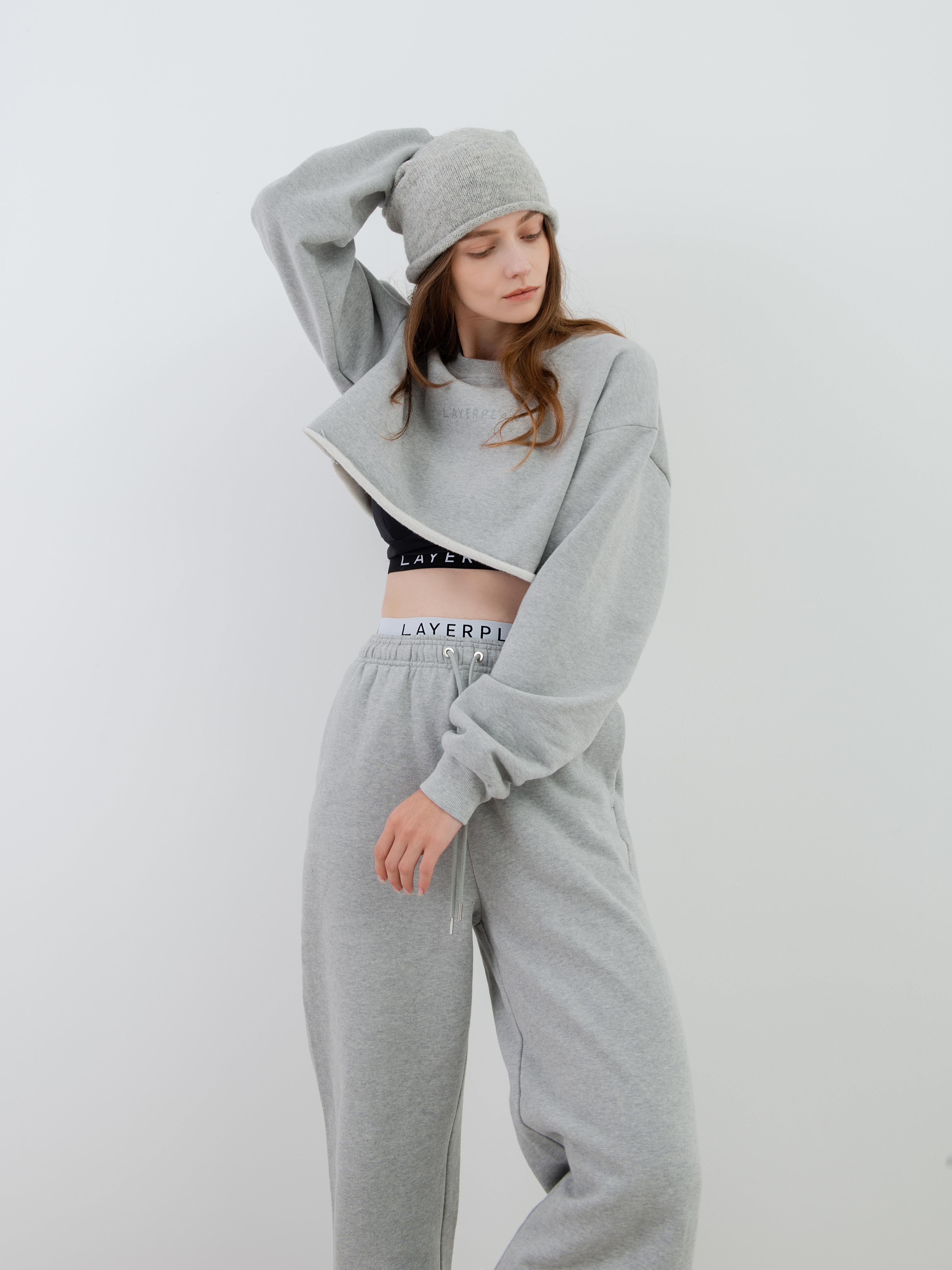 LAYERPLAN | LP Wideleg Logo Sweater Set
