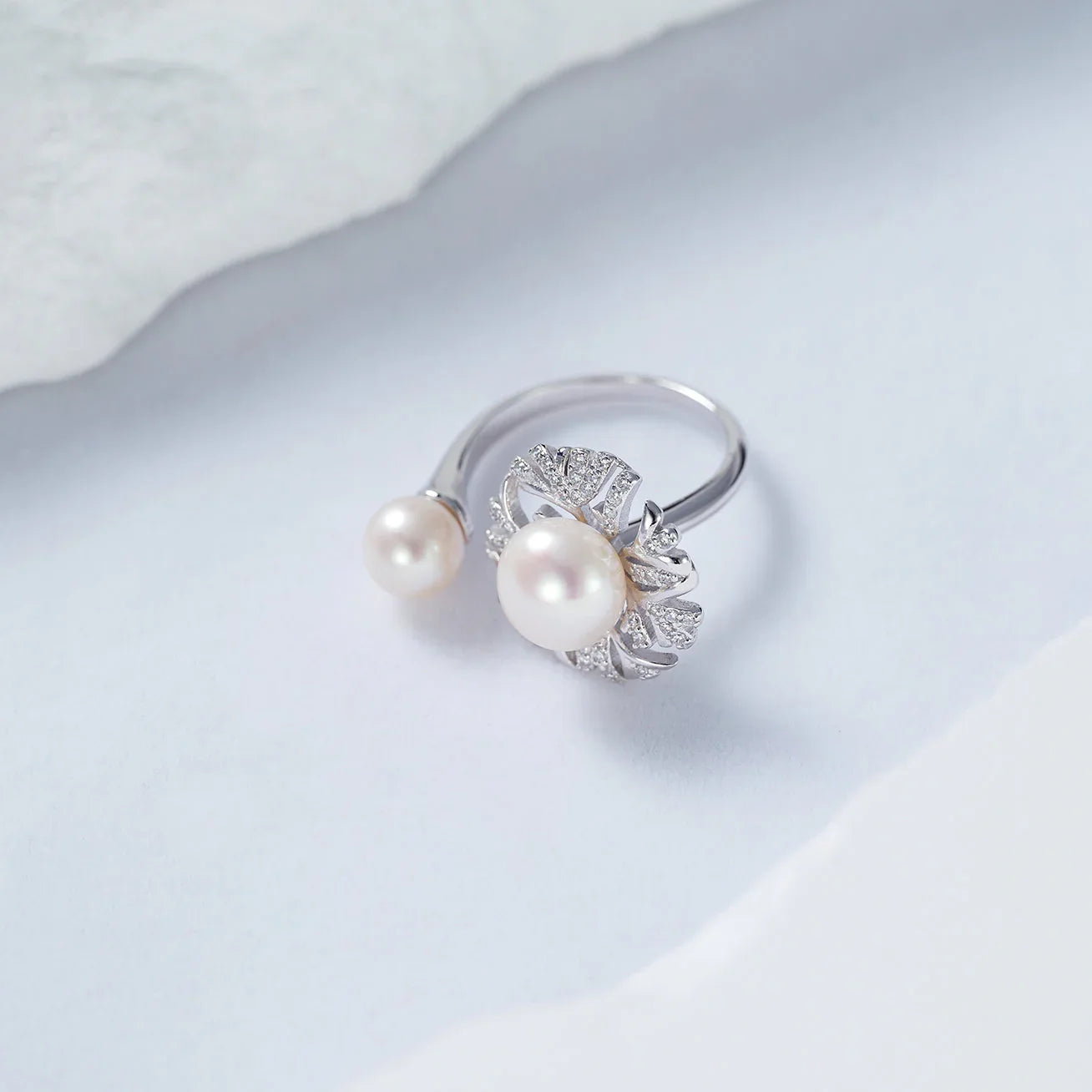 PEARLY LUSTRE | Top Grade Freshwater Pearl Rings WR00209 | GARDENS