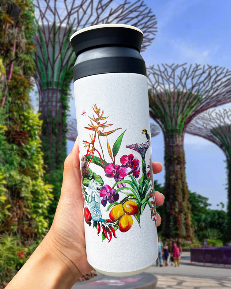 KELLY SER ATELIER | Travel Tumbler: City in Bloom