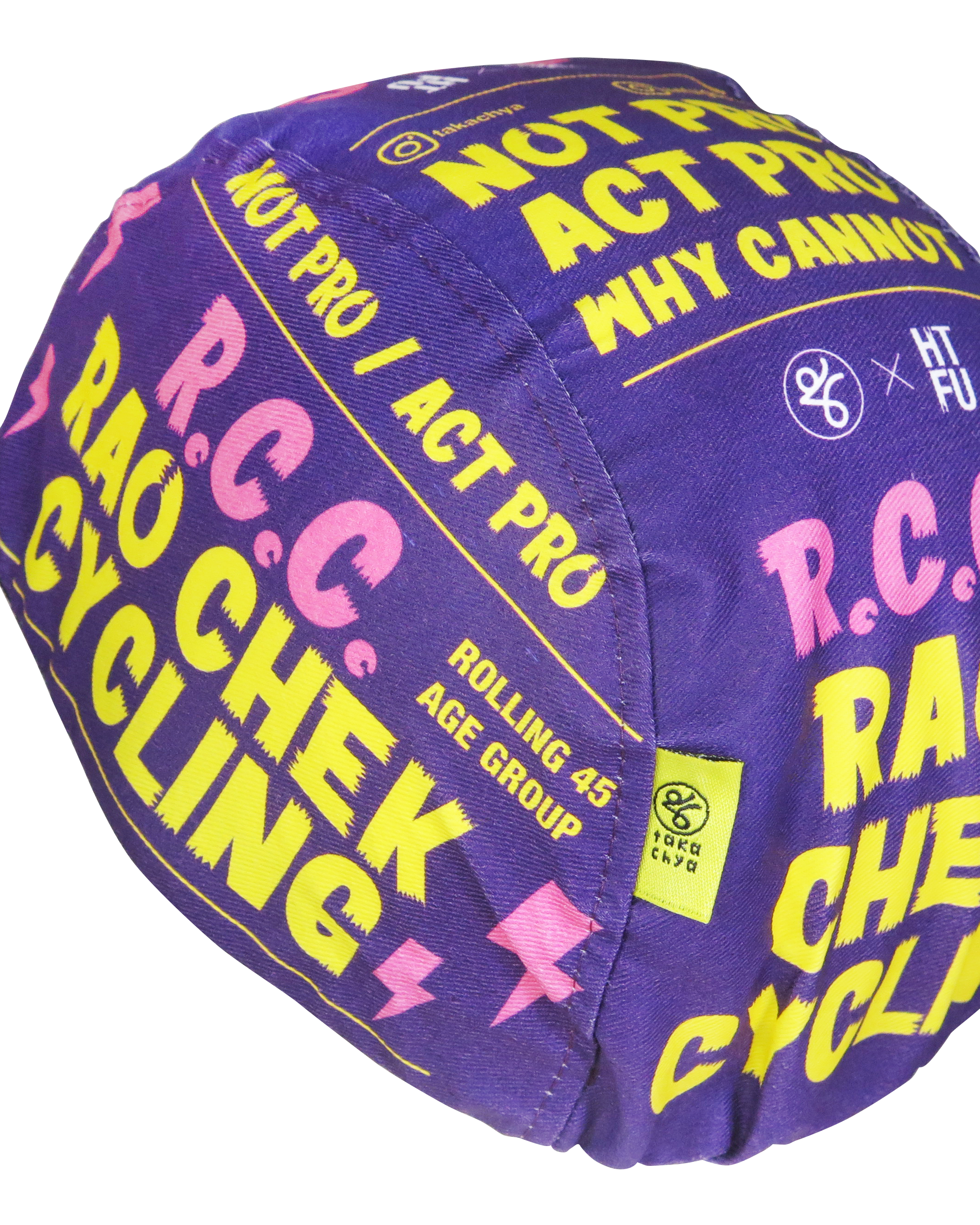 A DESIGN BY TAKACHYA | TKC X HTFU - RAO CHEK CYCLING | YELLOW, PURPLE, RED