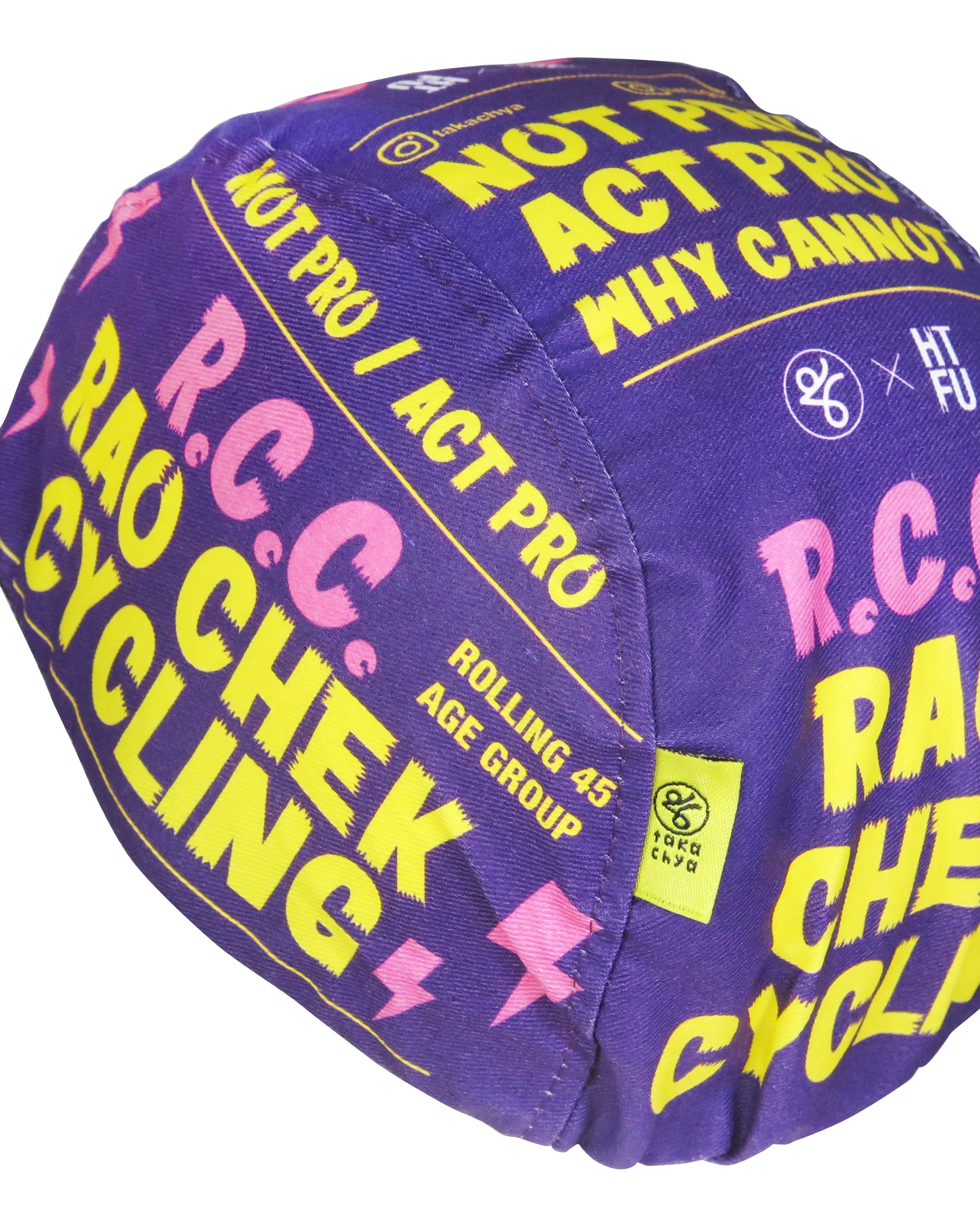 A DESIGN BY TAKACHYA | TKC X HTFU - RAO CHEK CYCLING | YELLOW, PURPLE, RED