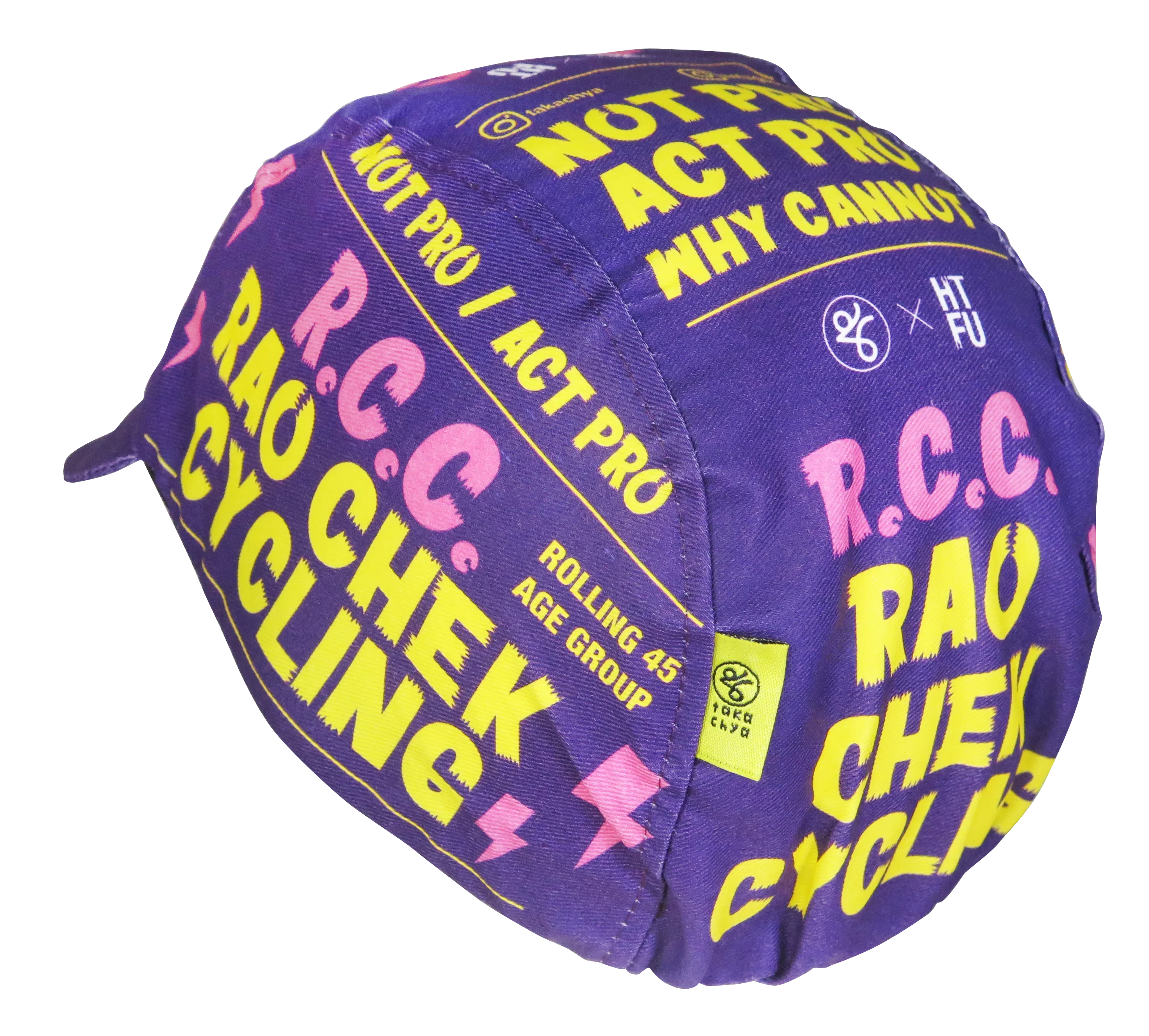 A DESIGN BY TAKACHYA | TKC X HTFU - RAO CHEK CYCLING | YELLOW, PURPLE, RED