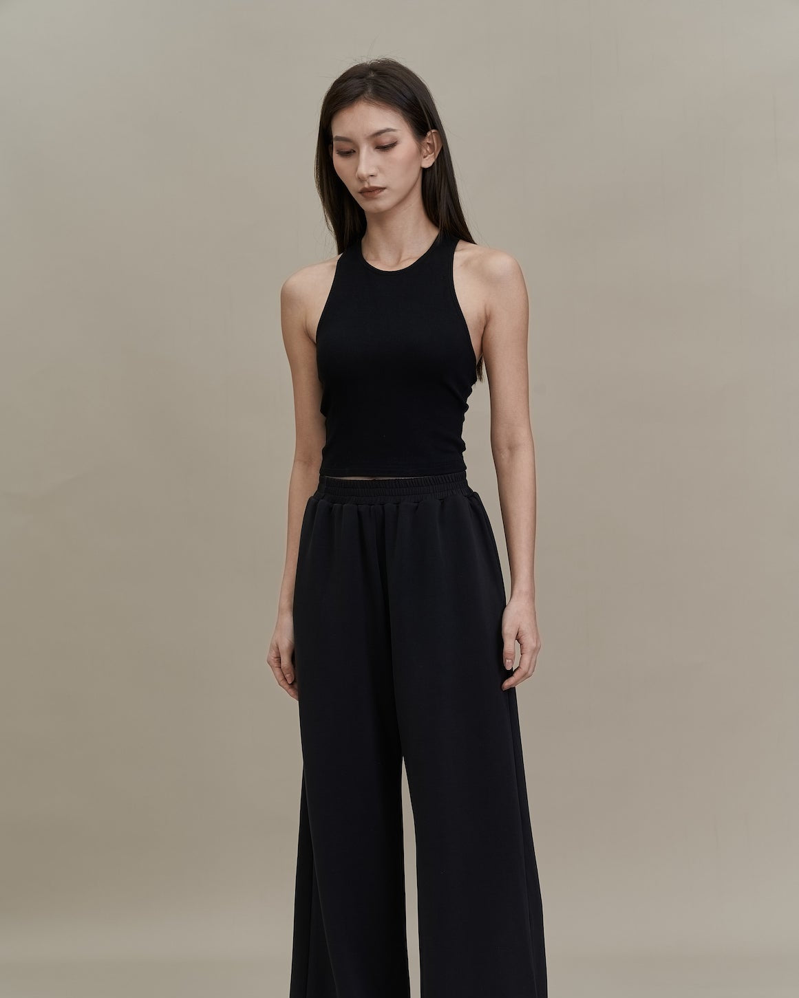 EMVY | Cloud Soft Touch Modal Wide-leg Pant - Black