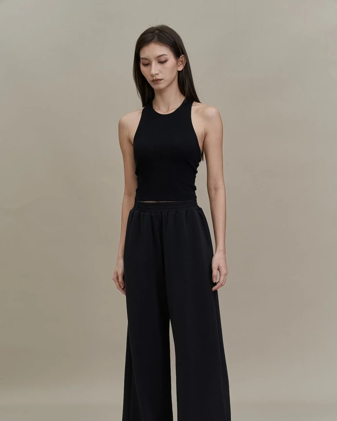 EMVY | Cloud Soft Touch Modal Wide-leg Pant - Black