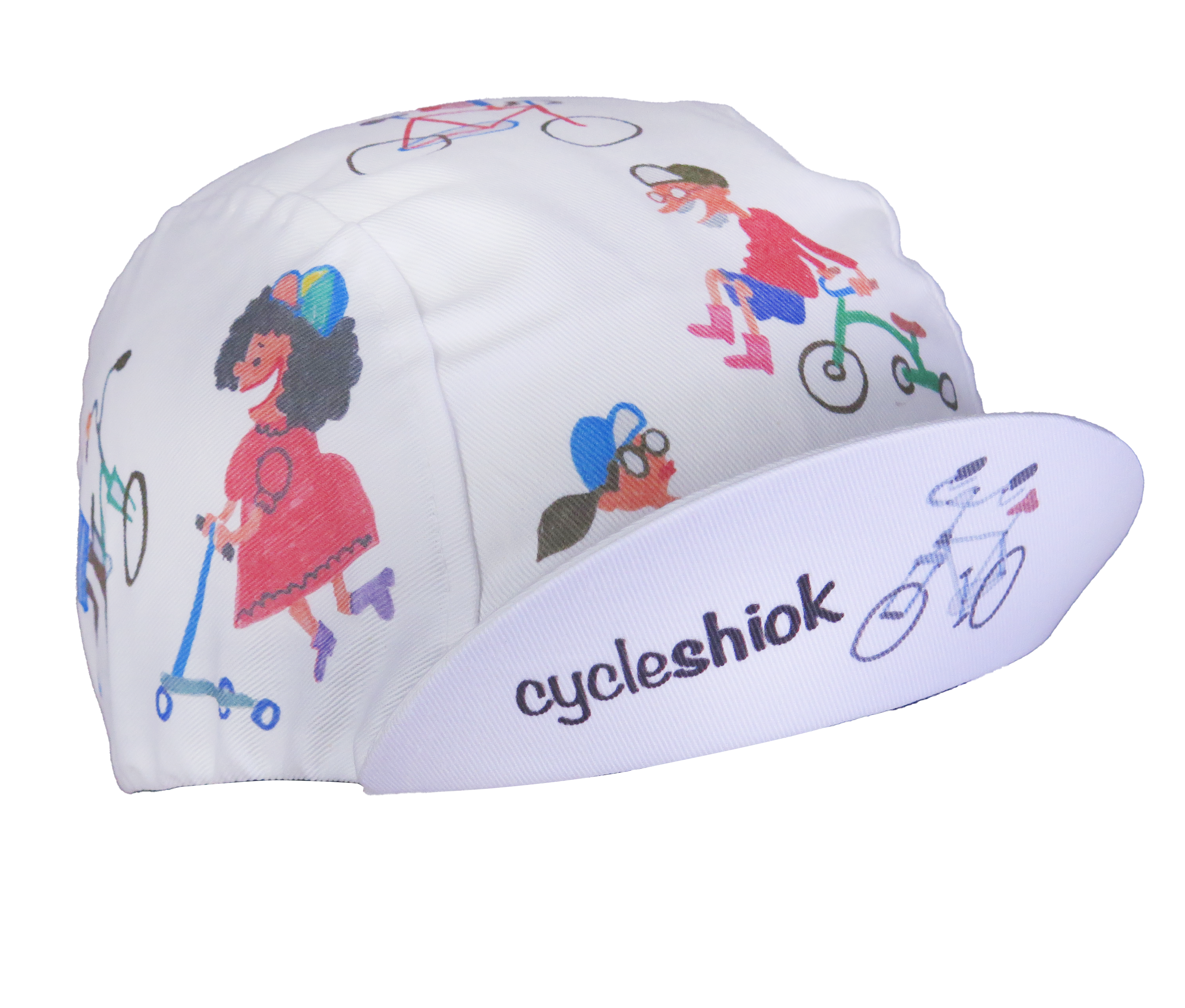 A DESIGN BY TAKACHYA | Faizal Caricatures x TKC CycleShiok! Cycling Cap