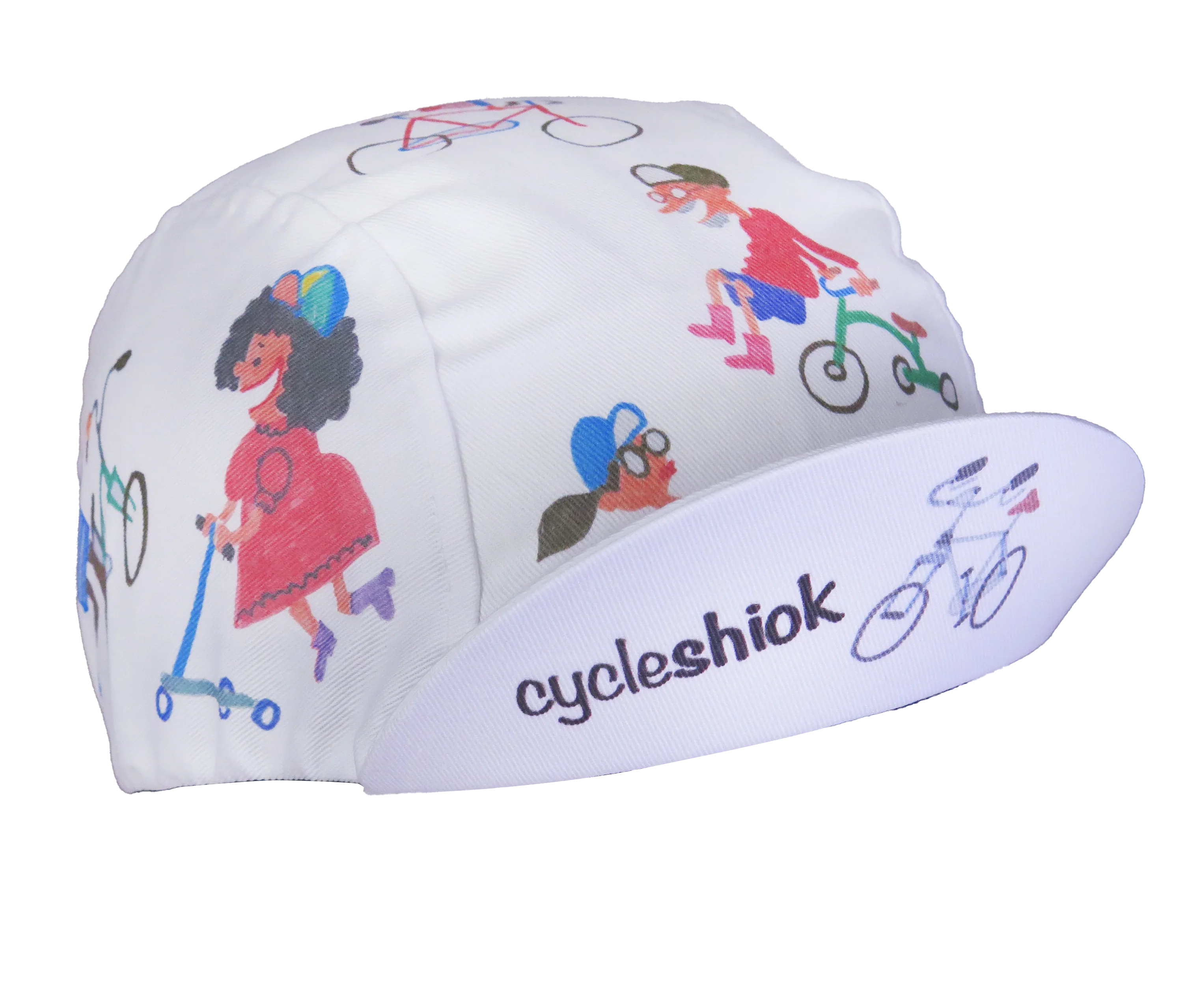A DESIGN BY TAKACHYA | Faizal Caricatures x TKC CycleShiok! Cycling Cap