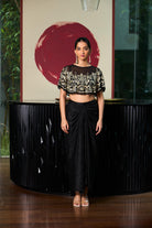 DIVAS CLOSET | Black Embroidered Set