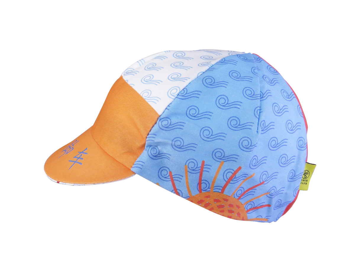 A DESIGN BY TAKACHYA | Cycling Cap - Chinese Idioms Nice Sun and Wind