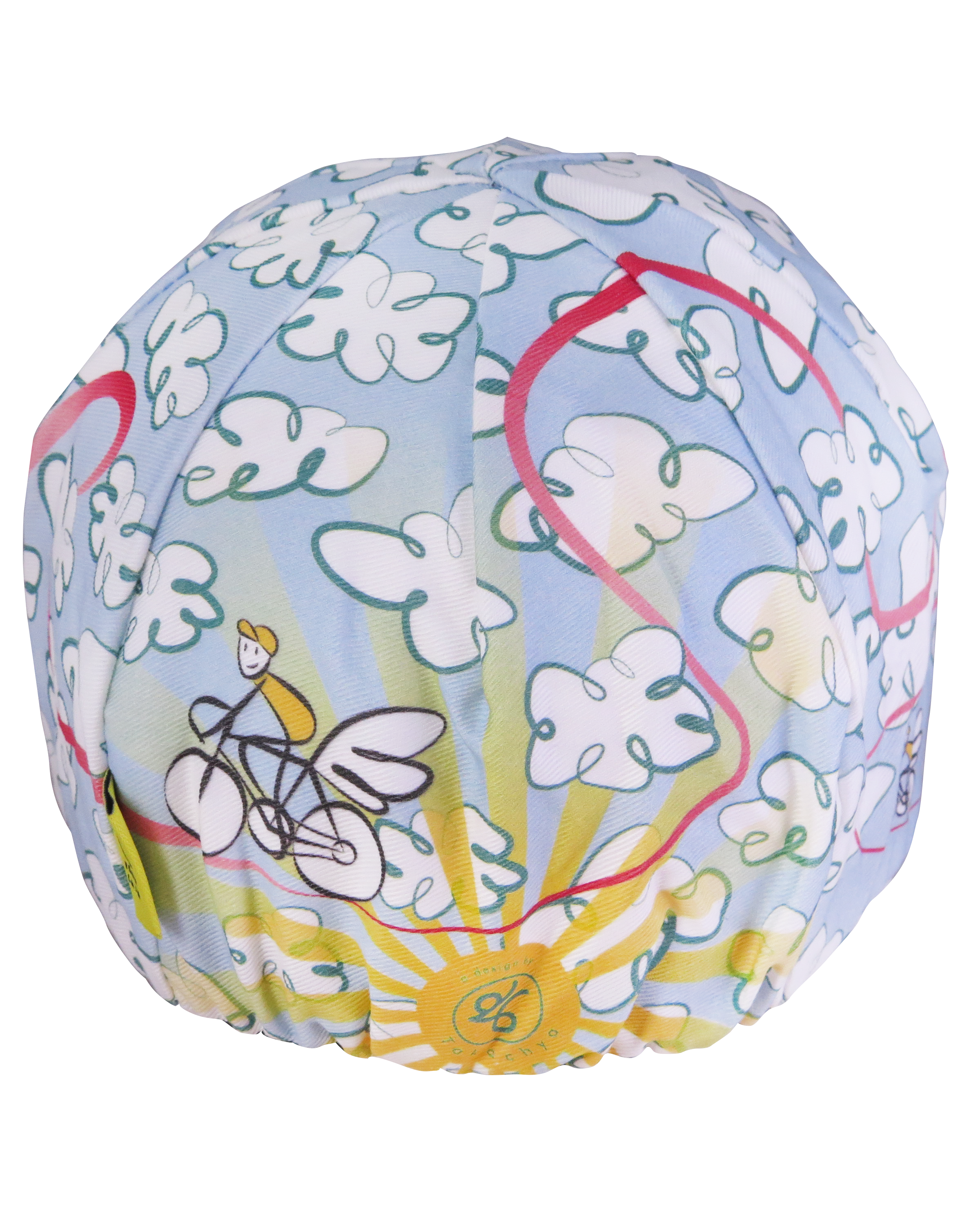 A DESIGN BY TAKACHYA | Cycling Cap - Flying Unicorn Sky Blue