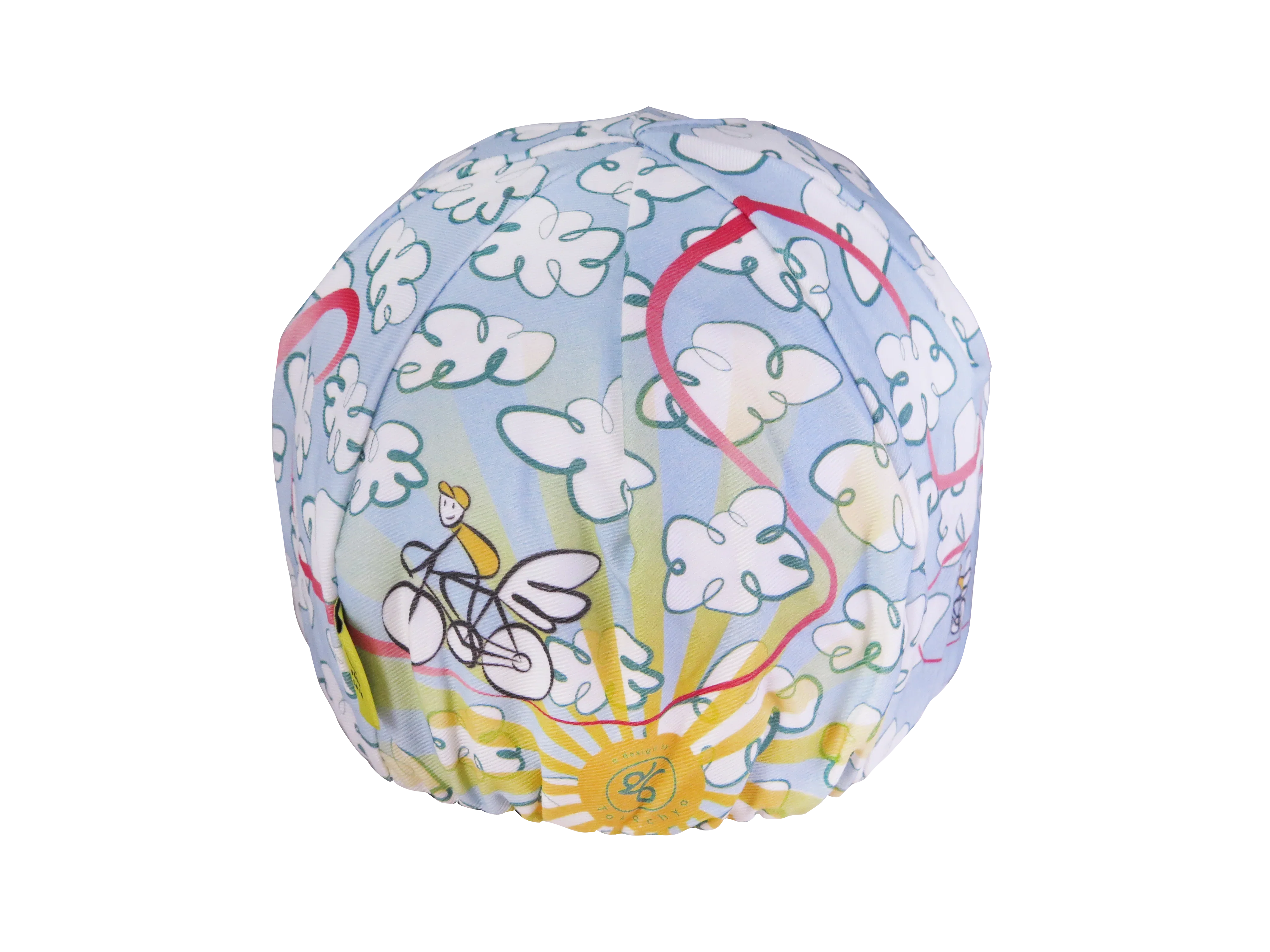 A DESIGN BY TAKACHYA | Cycling Cap - Flying Unicorn Sky Blue