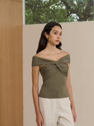EMVY | Vera Padded Top - Green