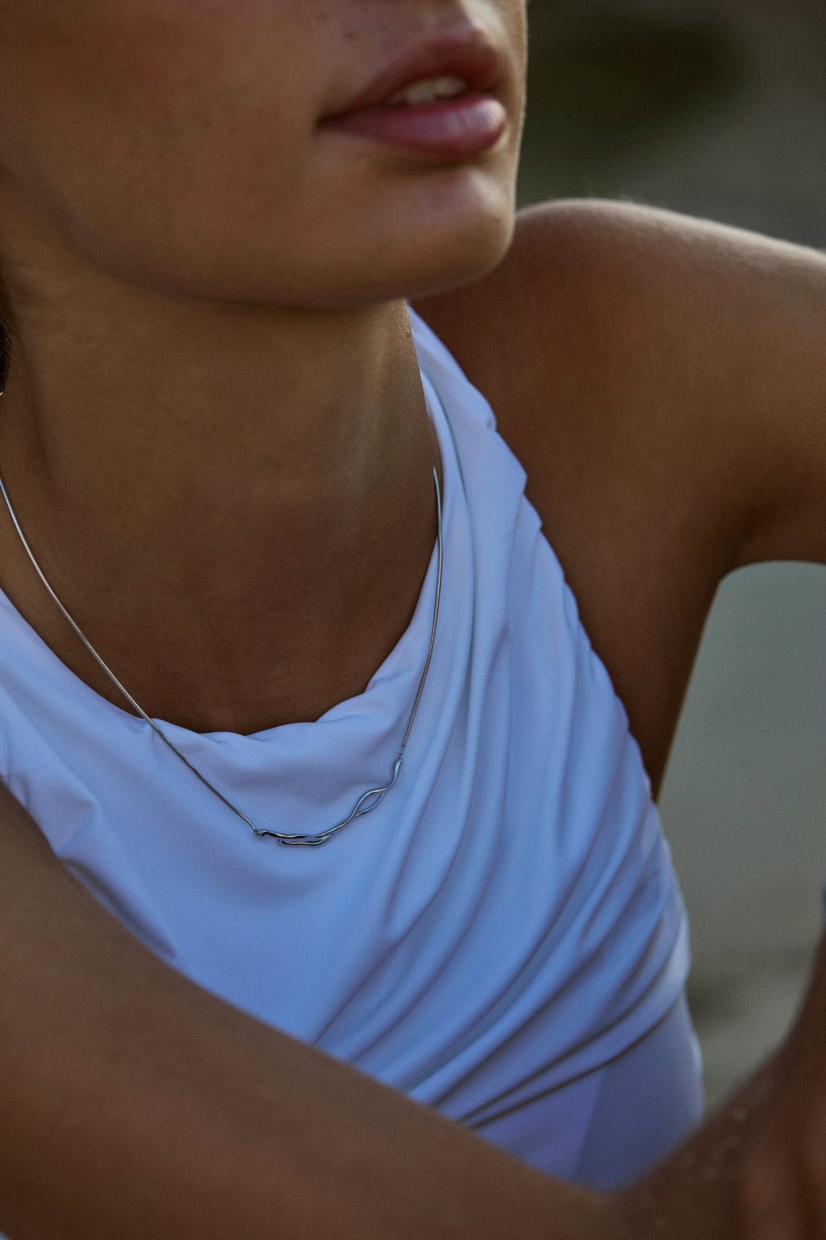 RINA LEE | Flow Sculptural Necklace