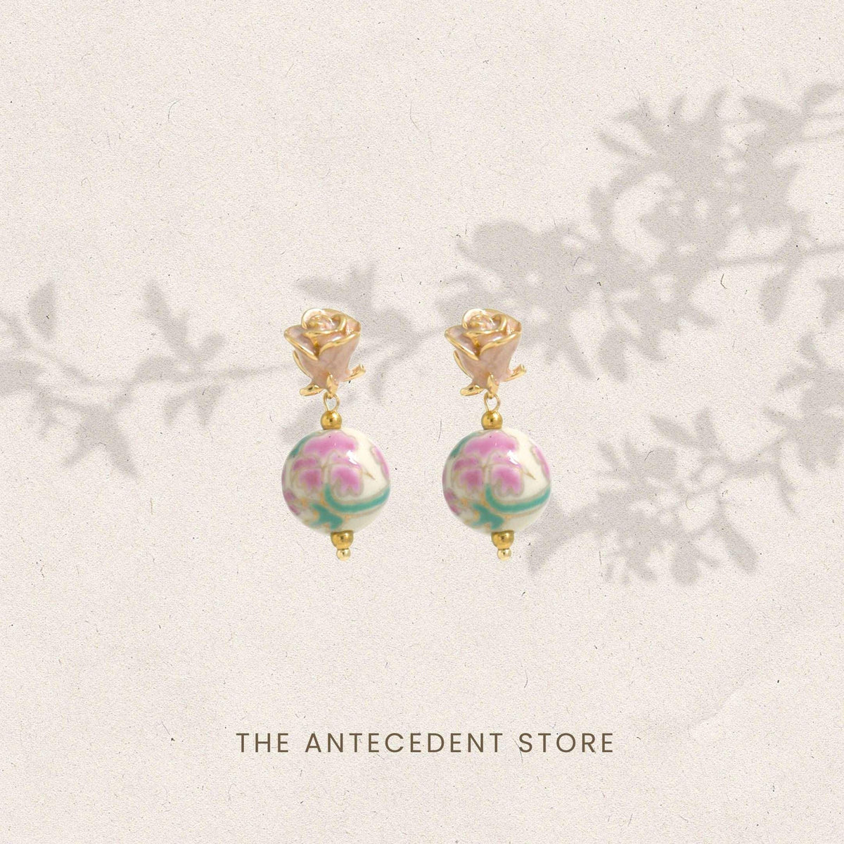 THE ANTECEDANT STORE | Porcelain Garden Bloom Earrings