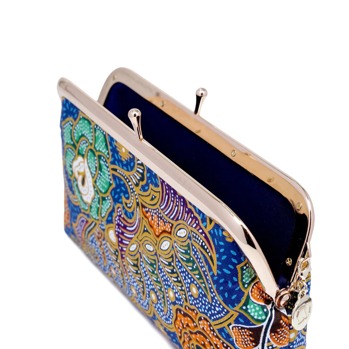 COCOONESE | Wristlet Pouch - Floral Kaleidoscope (BL)