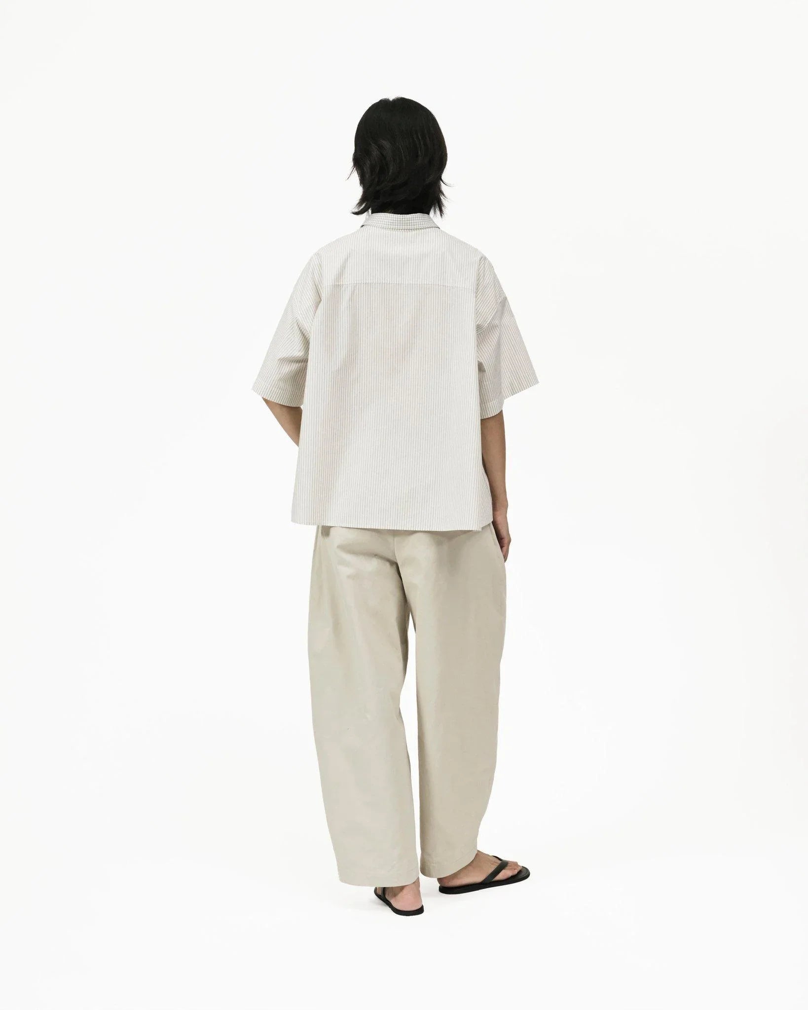 GRAYE | Flare Back Stripe Shirt
