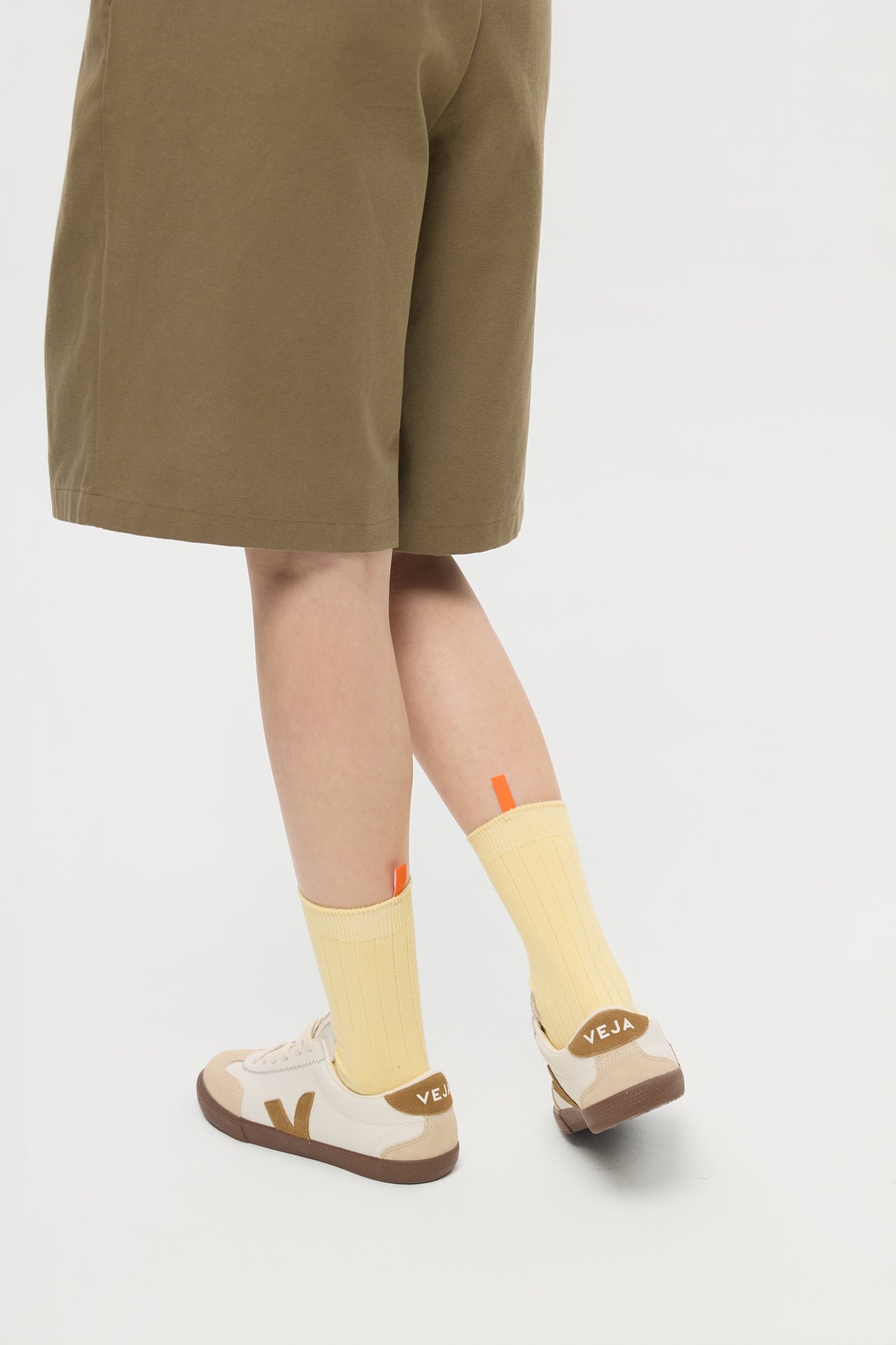 3EIGHTH | Tab Crew Socks in Butter Yellow