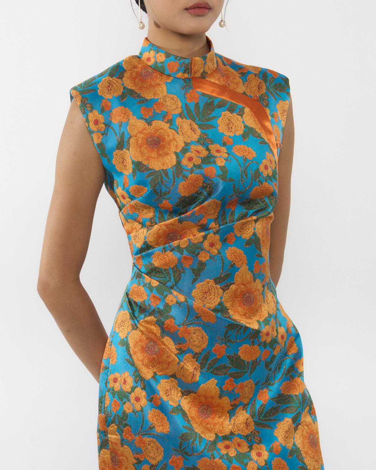 DRESSING PAULA | Jacquard Sleeveless Dress