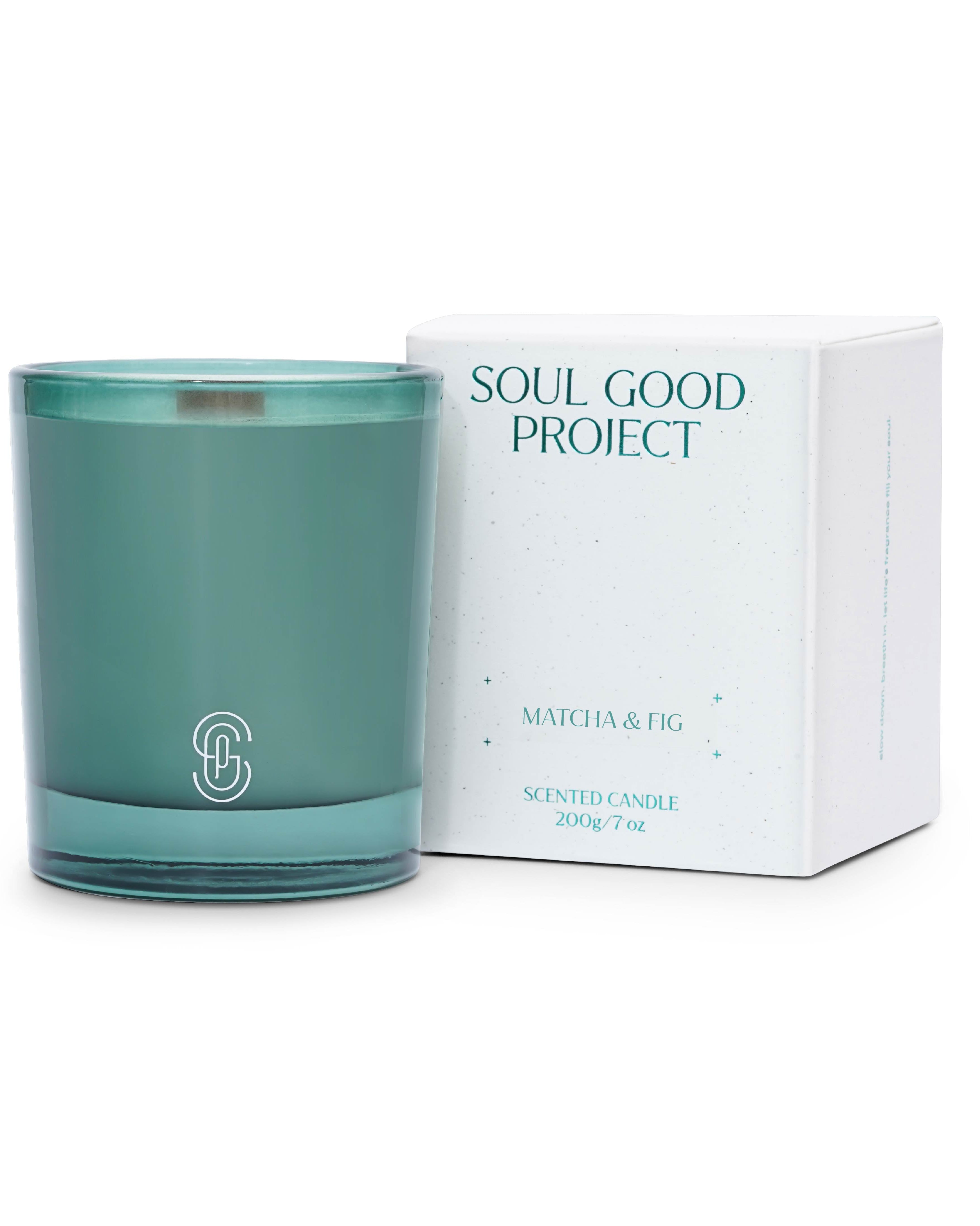 SOUL GOOD PROJECT | Matcha & Fig Scented Candle