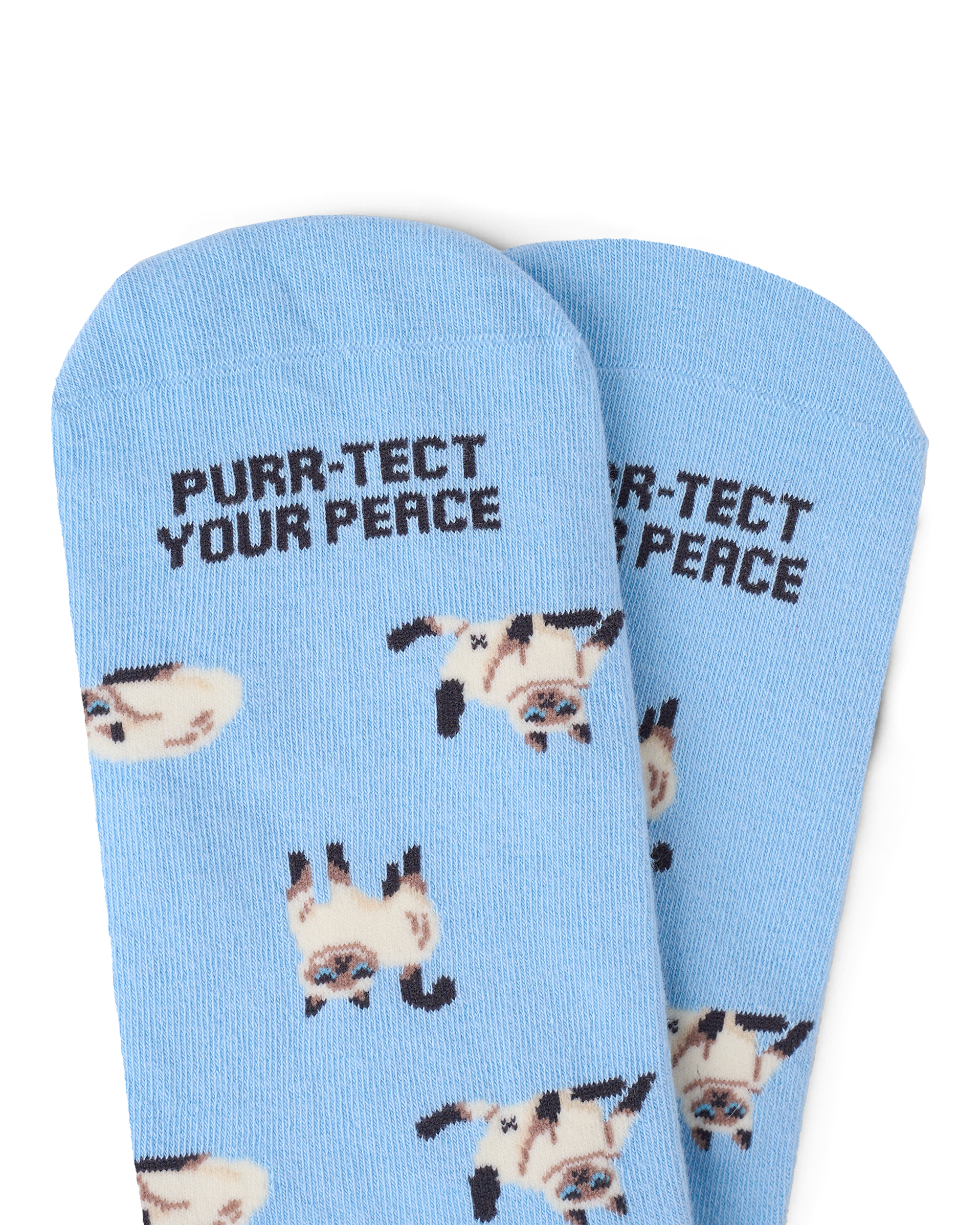 TALKING TOES | Grumpy Siamese Sock