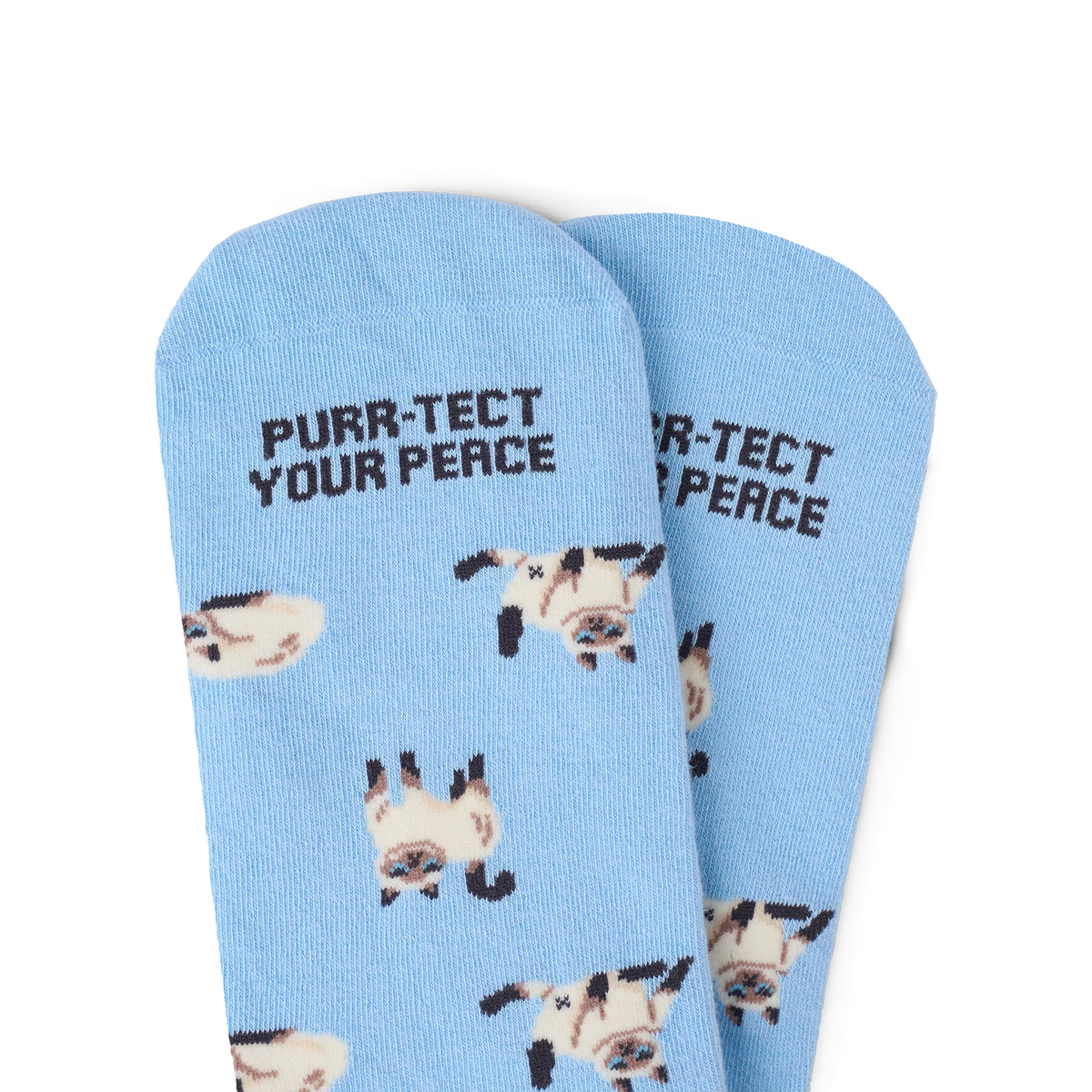 TALKING TOES | Grumpy Siamese Sock