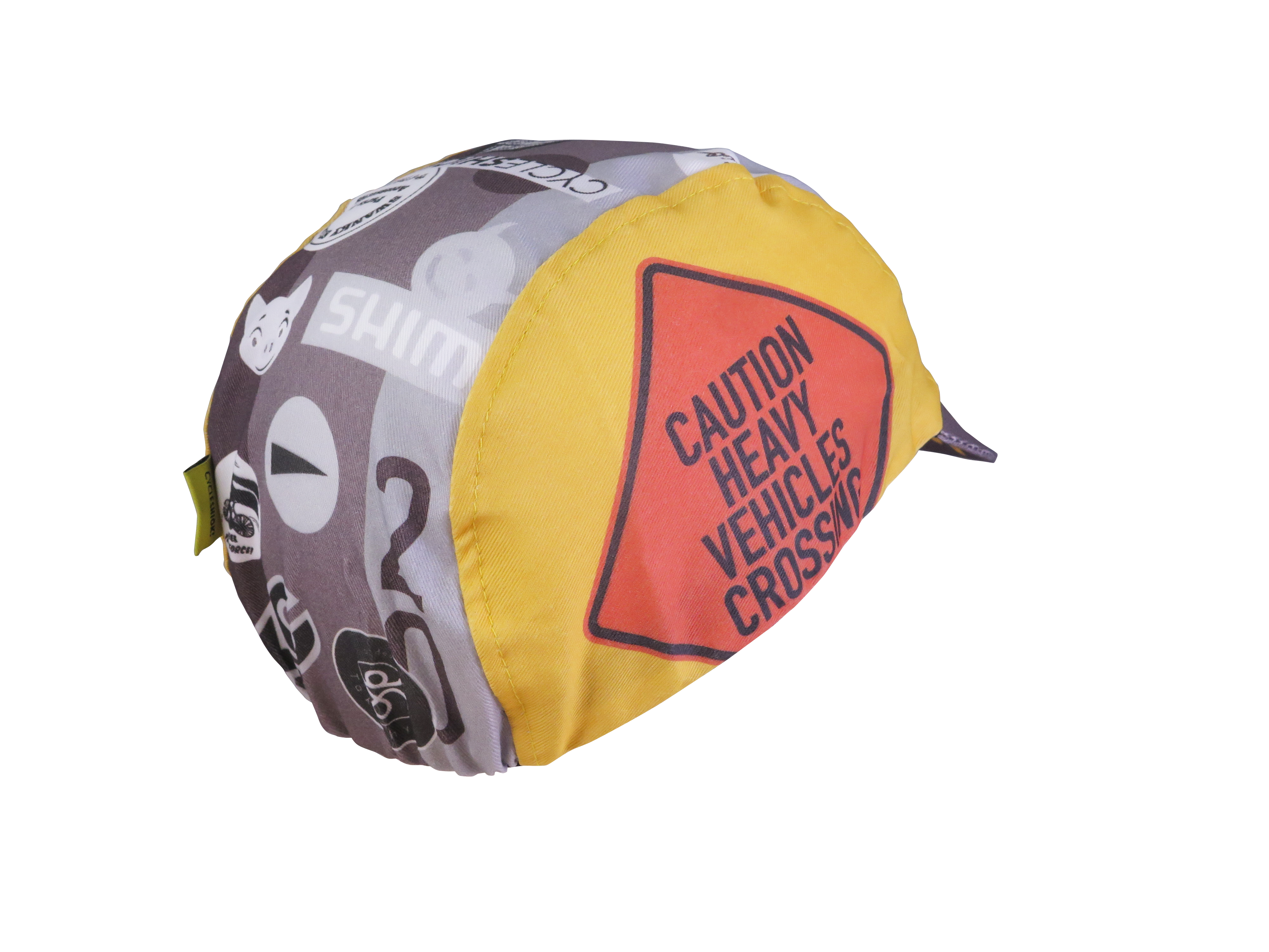 A DESIGN BY TAKACHYA | Cycling Cap - Mission to Tuas Grayscale