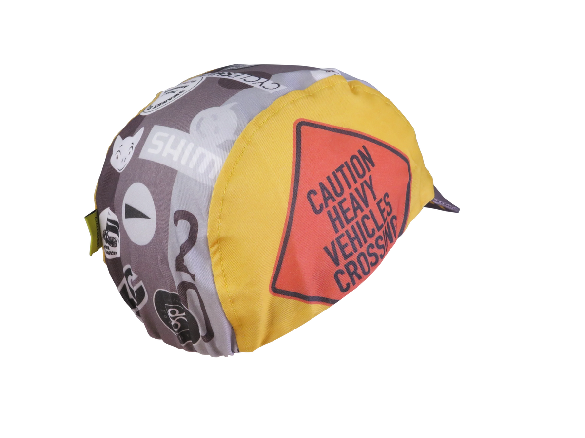 A DESIGN BY TAKACHYA | Cycling Cap - Mission to Tuas Grayscale