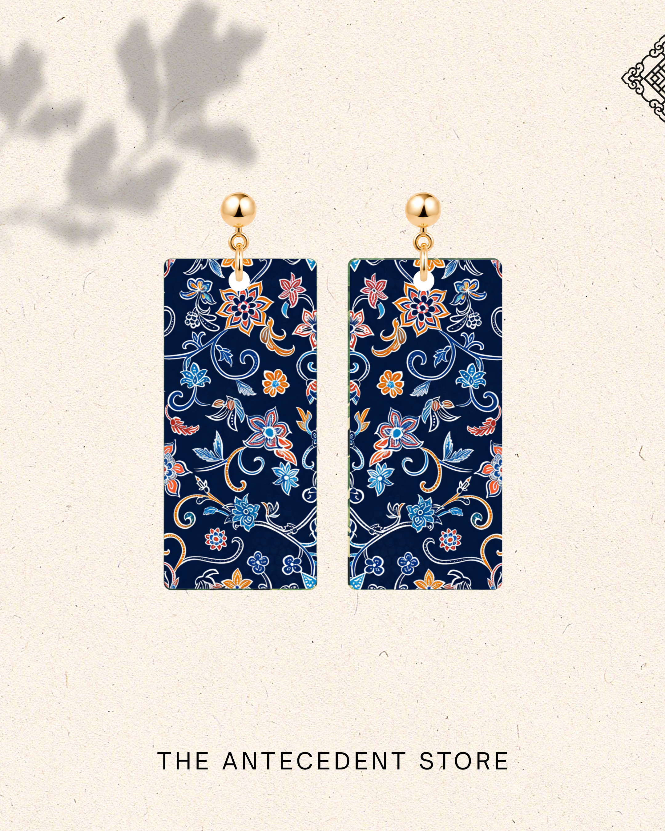 THE ANTECEDENT STORE | Reimagined Batik Earrings