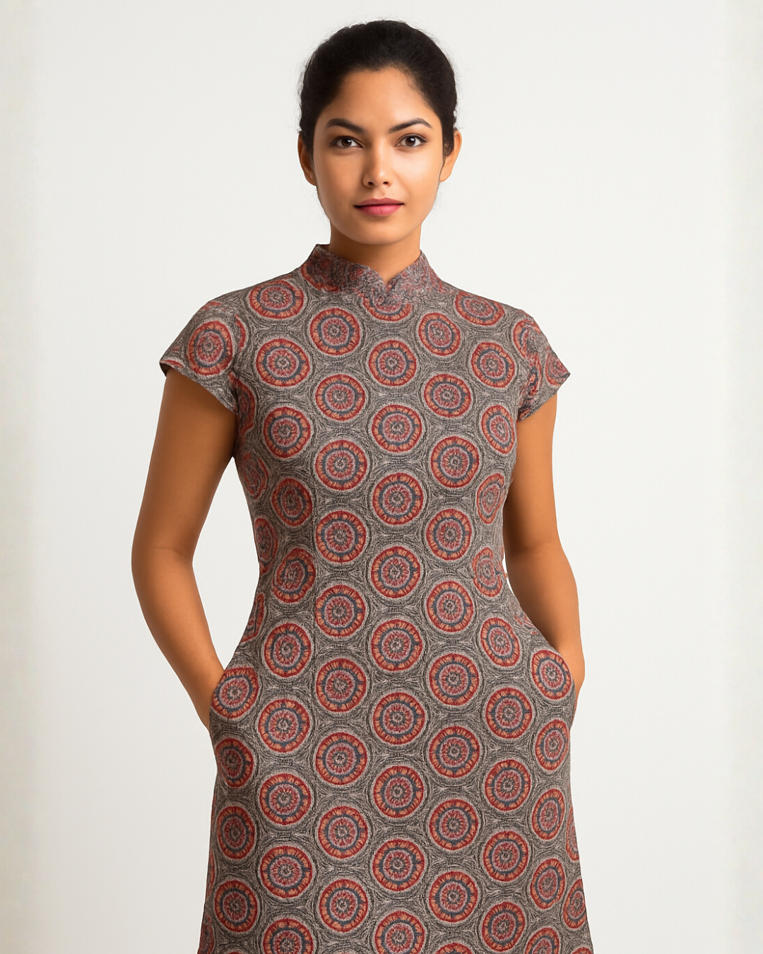 NIMBU | Phoenix Red Women Cheongsam