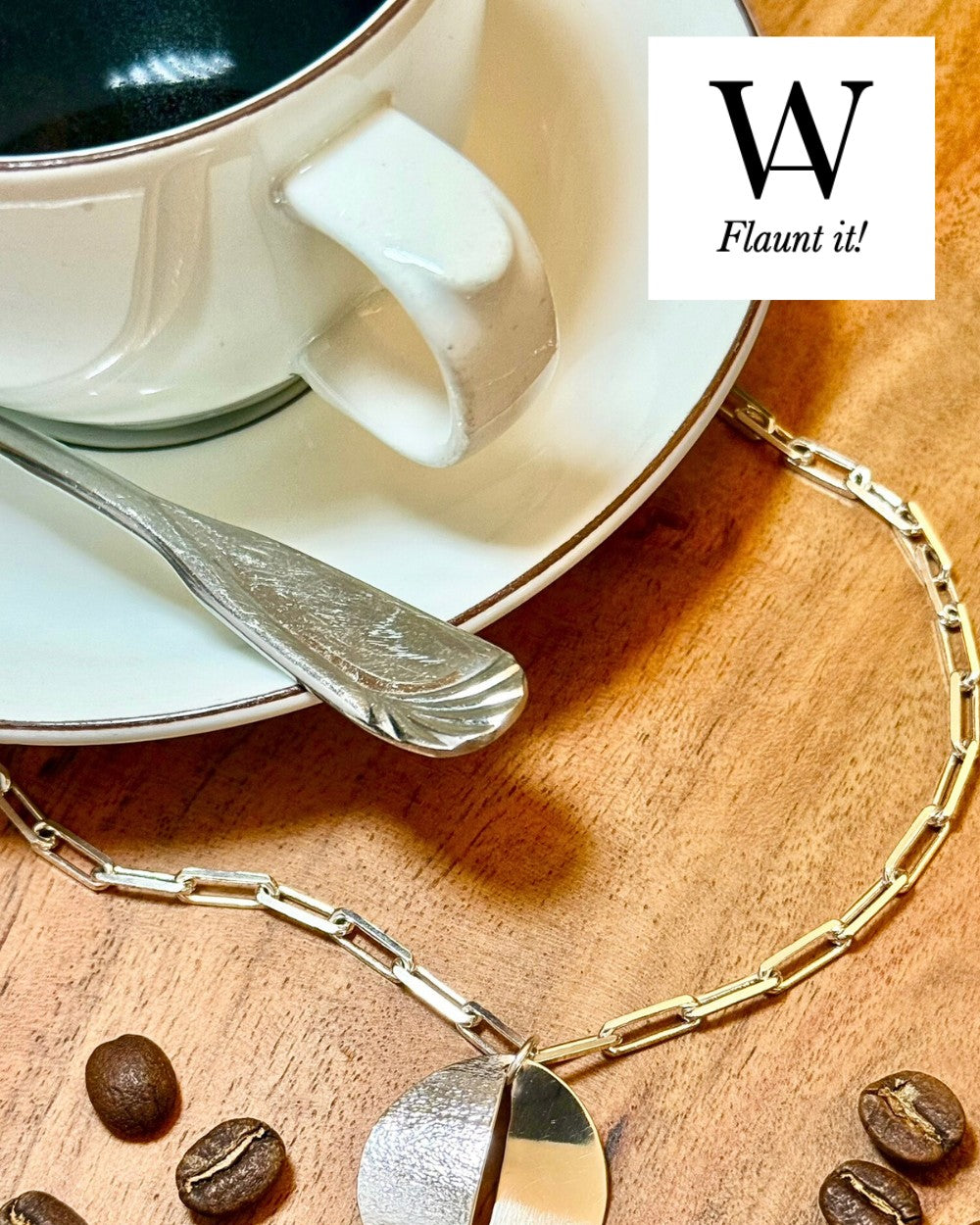CREATIVE JEWELLERY STUDIO | Brew Silver Necklace of WA by Sylvia