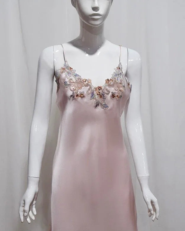 BELLS & BIRDS | Florentine Mulberry Silk Slip (Rose)
