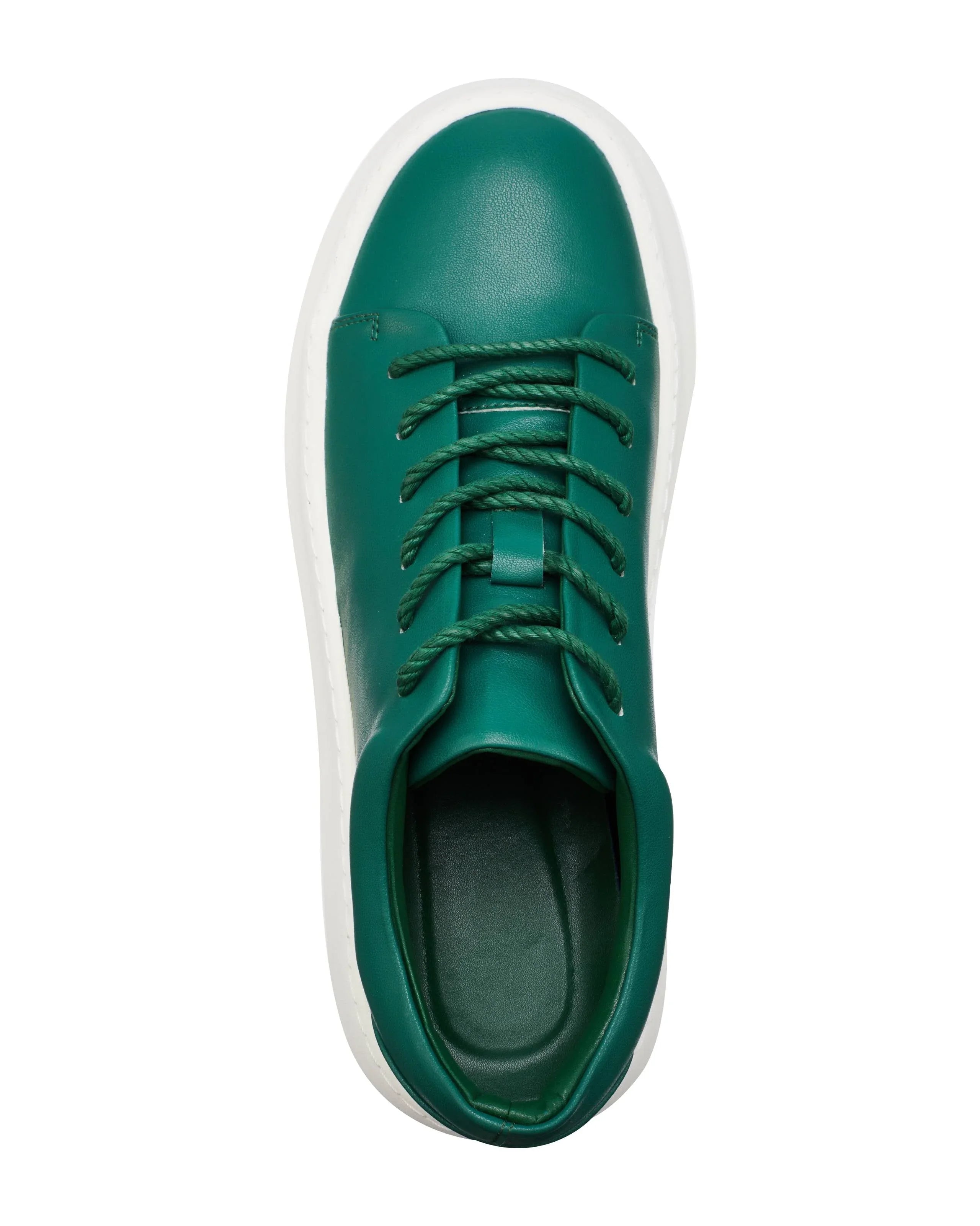 PROJECTWEAR | FALLON Low Cut Faux Leather Sneaker Green
