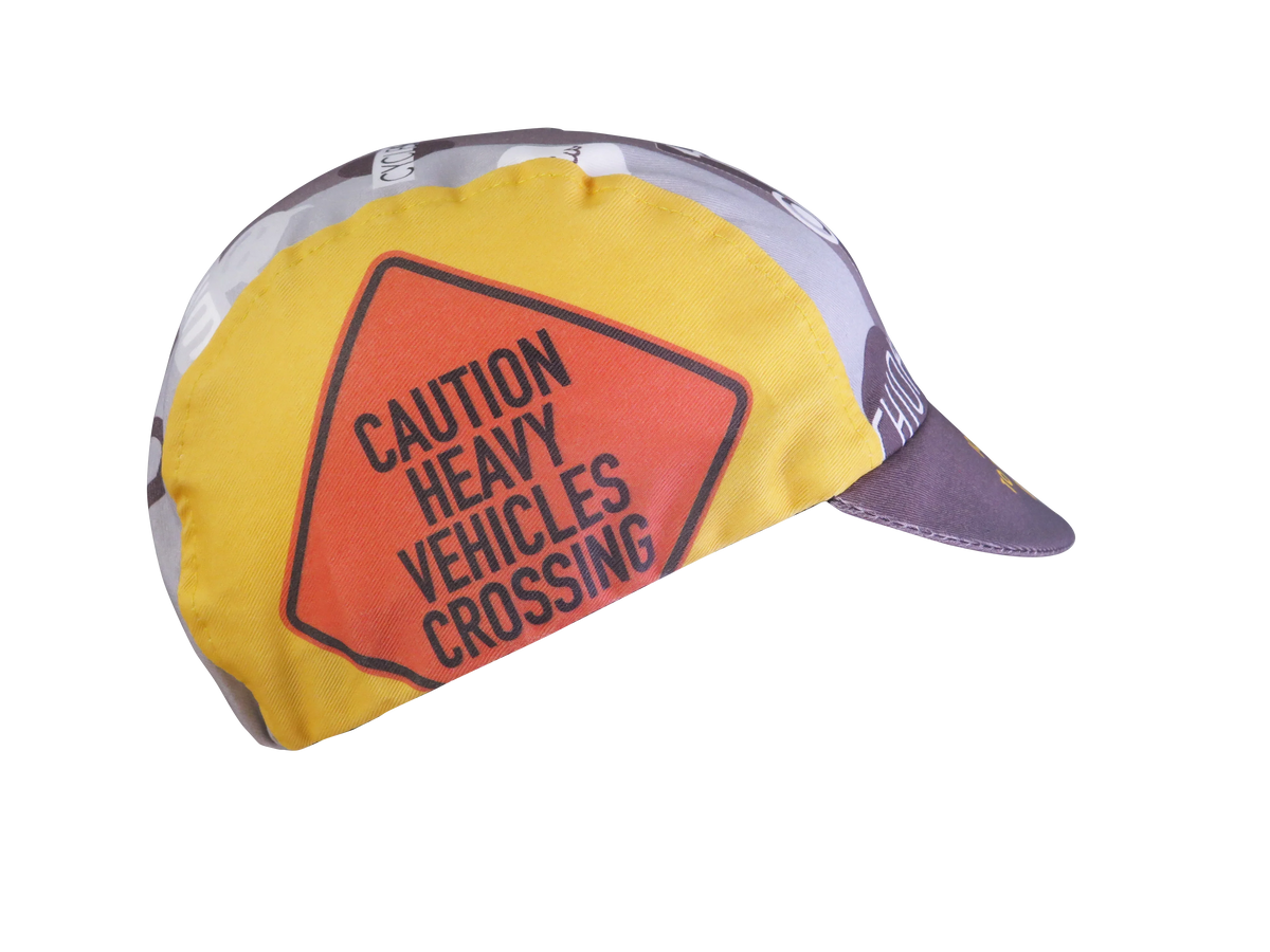 A DESIGN BY TAKACHYA | Cycling Cap - Mission to Tuas Grayscale